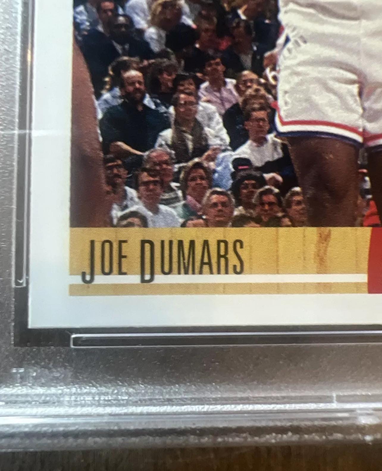 1991 Joe Dumars Upper Deck All-Star Card - PSA 8