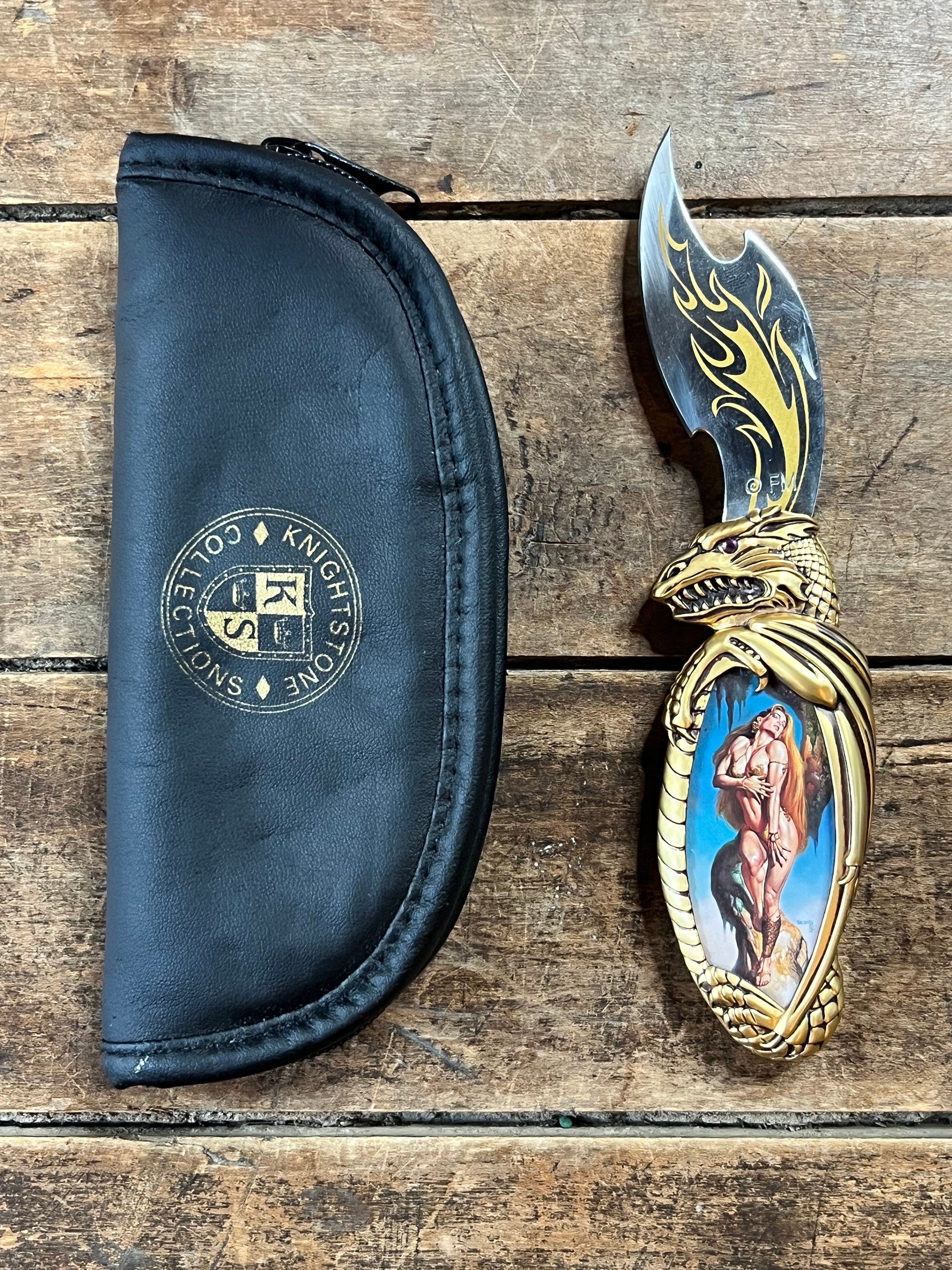 Vintage 1990s Boris Vallejo Fantasy Collector Knife: Empress of Desire