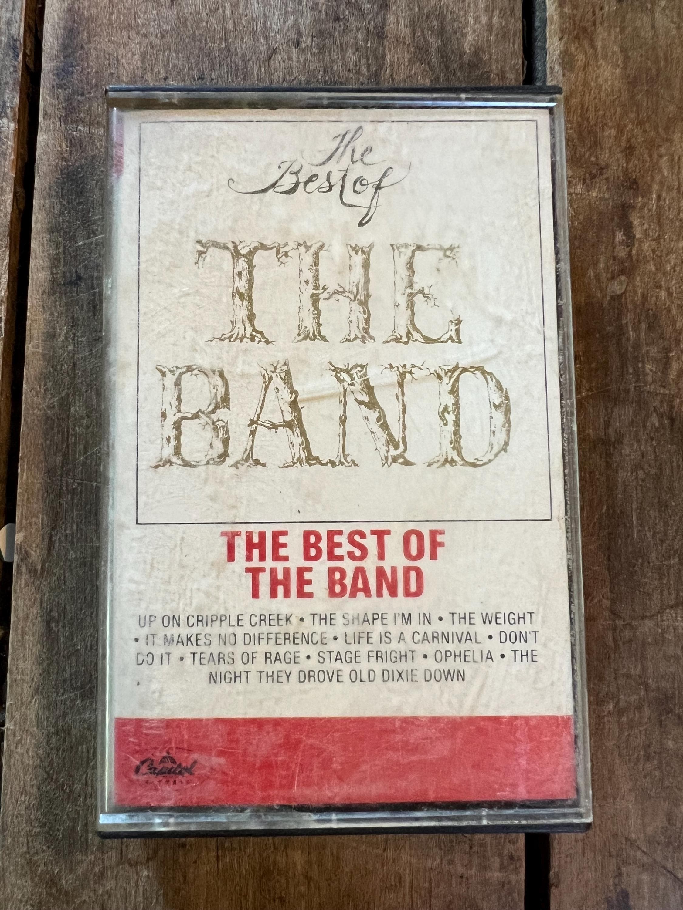 1976 The Best of The Band - Original Cassette Tape - Capitol Records  - Retro Cassette Tape - Rock & Roll - Folk Rock