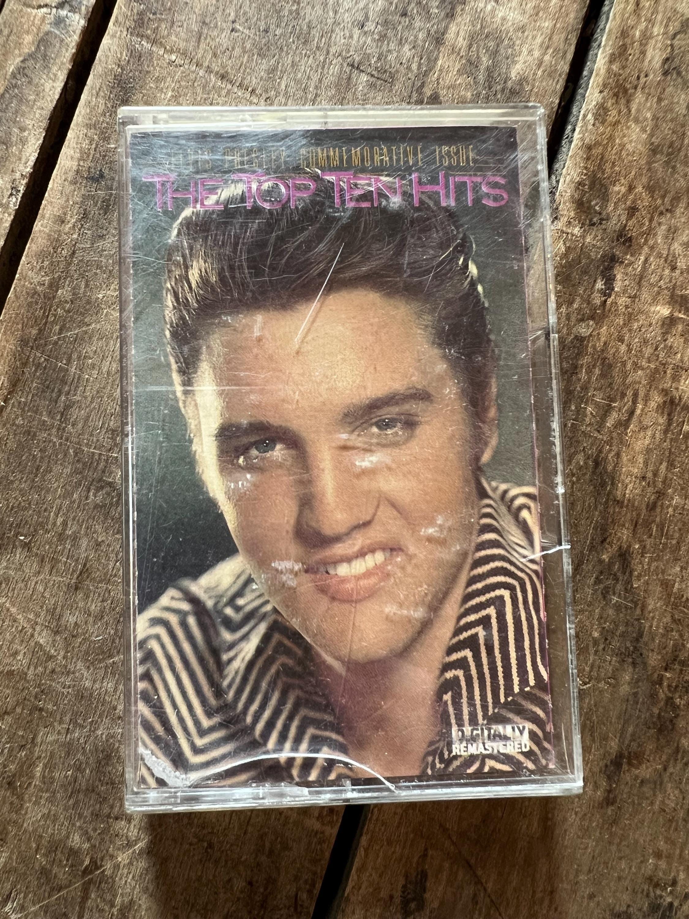 Vintage 1987 Elvis Presley Cassette Tape: Top Ten Hits, RCA Victor
