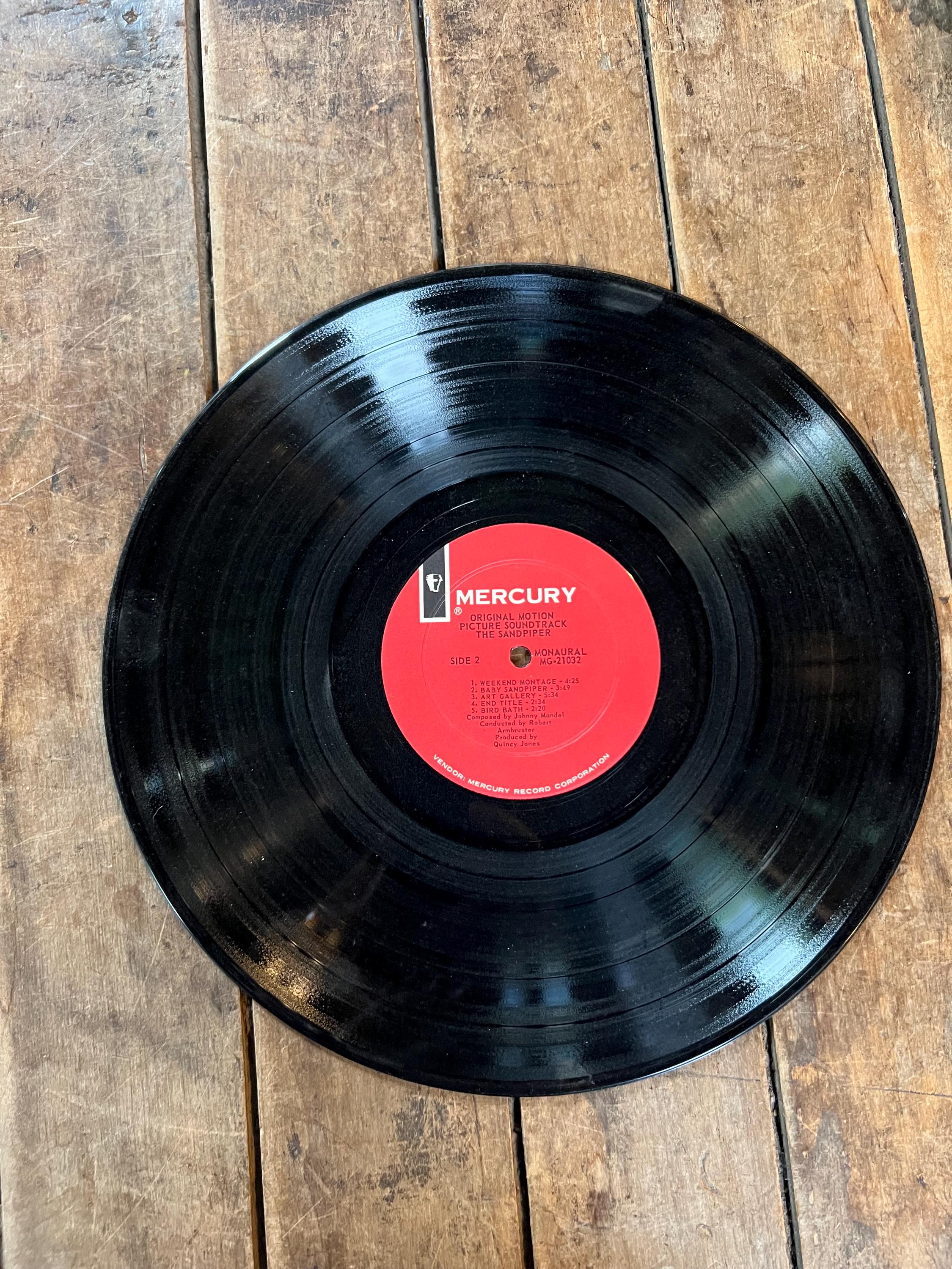 The Sandpiper Soundtrack LP: Johnny Mandel, 1965 Mercury Records
