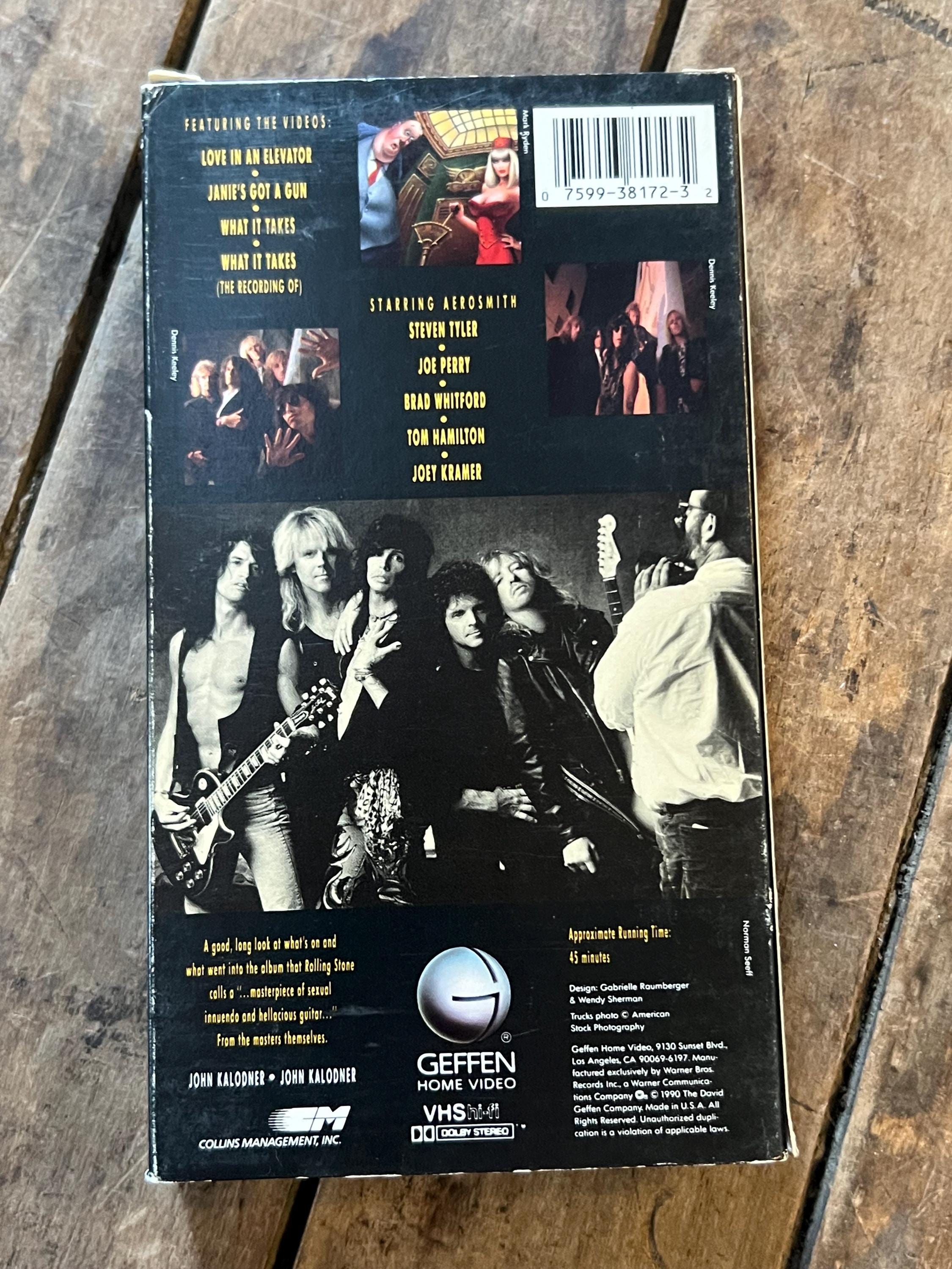AEROSMITH “Things That Go Pump In The Night” ( VHS Movie) Original Uncensored Versions