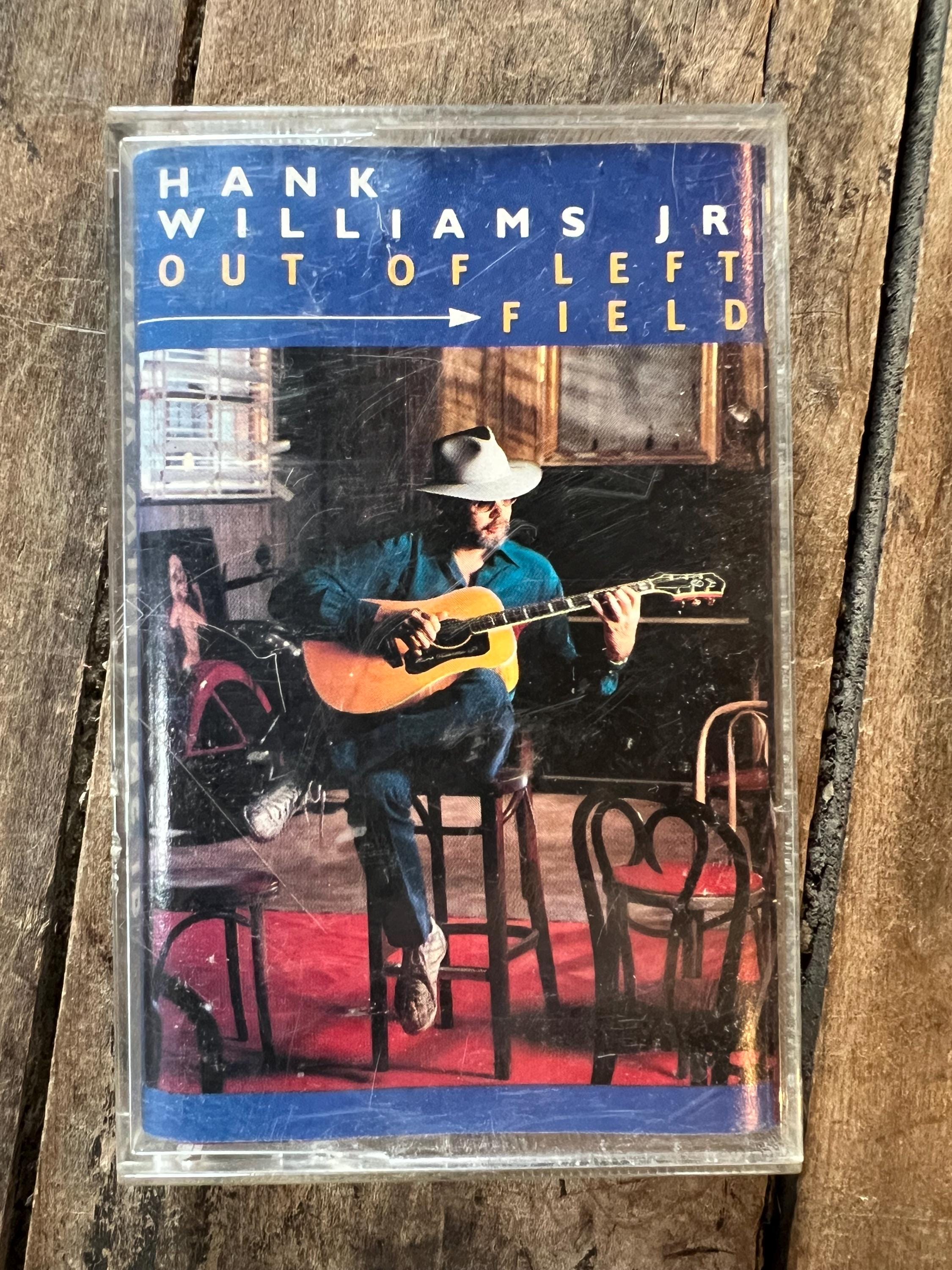1993 Hank Williams Jr. "Out of Left Field" Cassette Tape - Country Rock