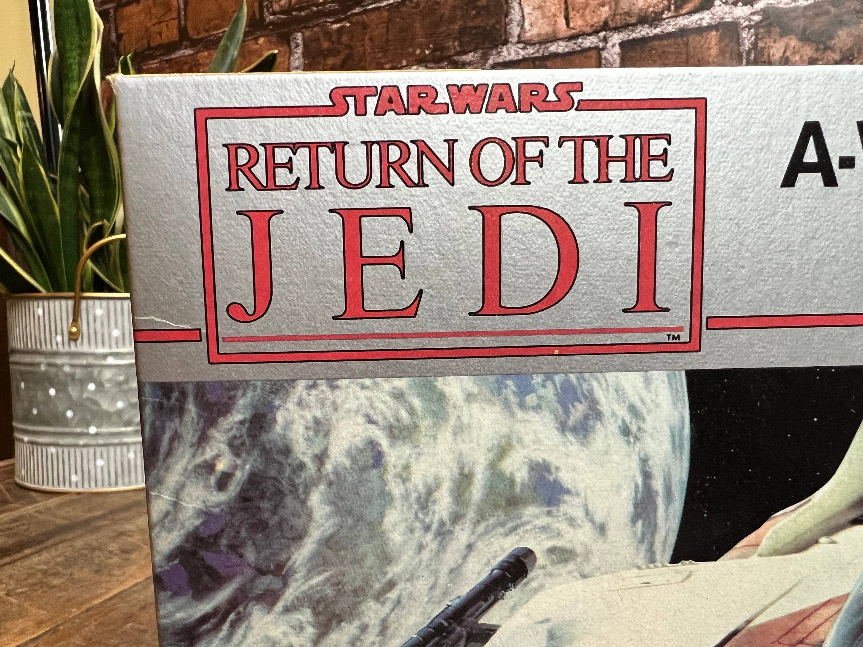 Vintage 1983 Star Wars Return of The Jedi A-Wing Fighter MPC Model Kit Empty Box