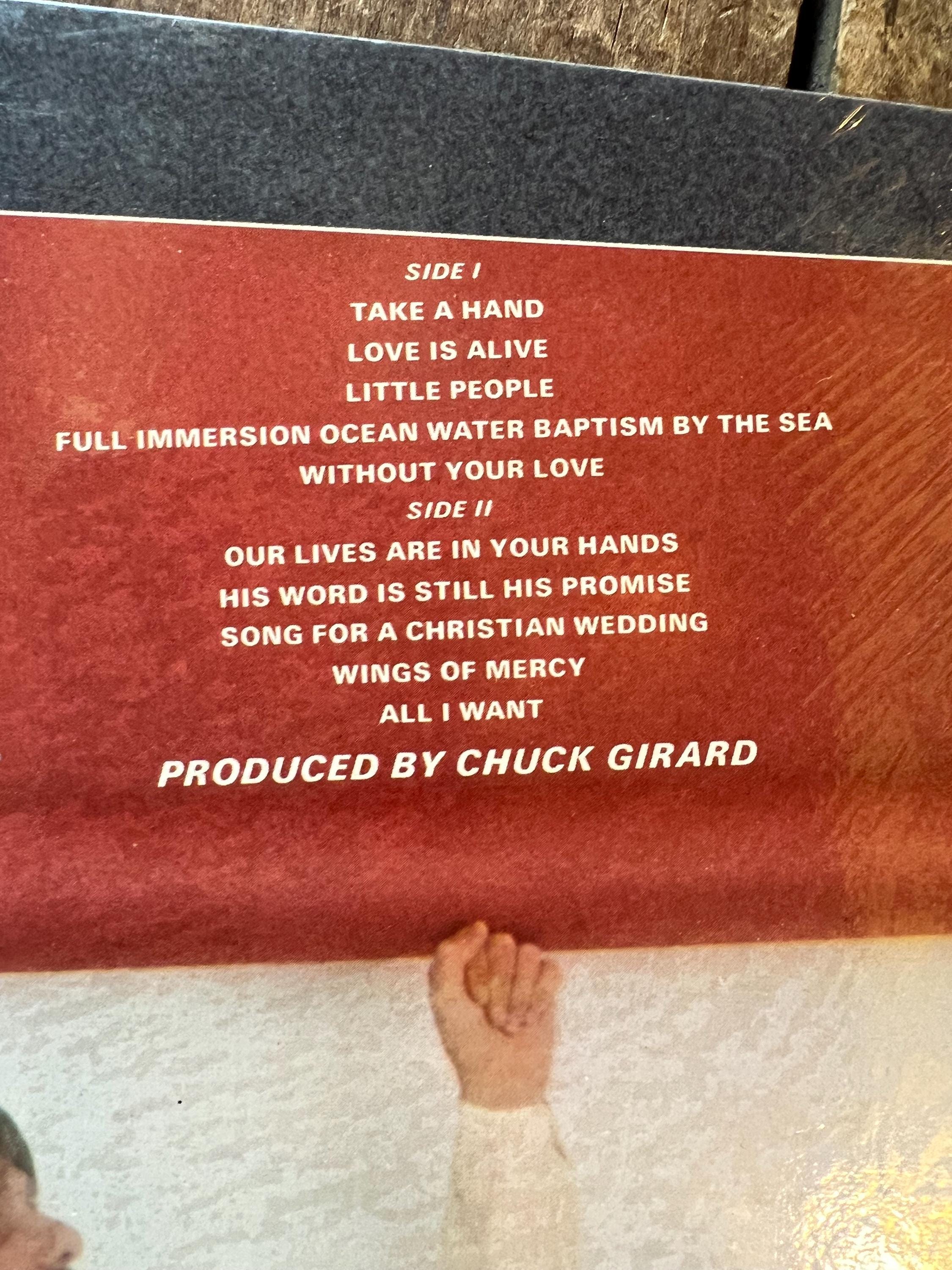 Chuck Girard - Take it Easy LP 1978 - Original Pop Gospel Vinyl Record