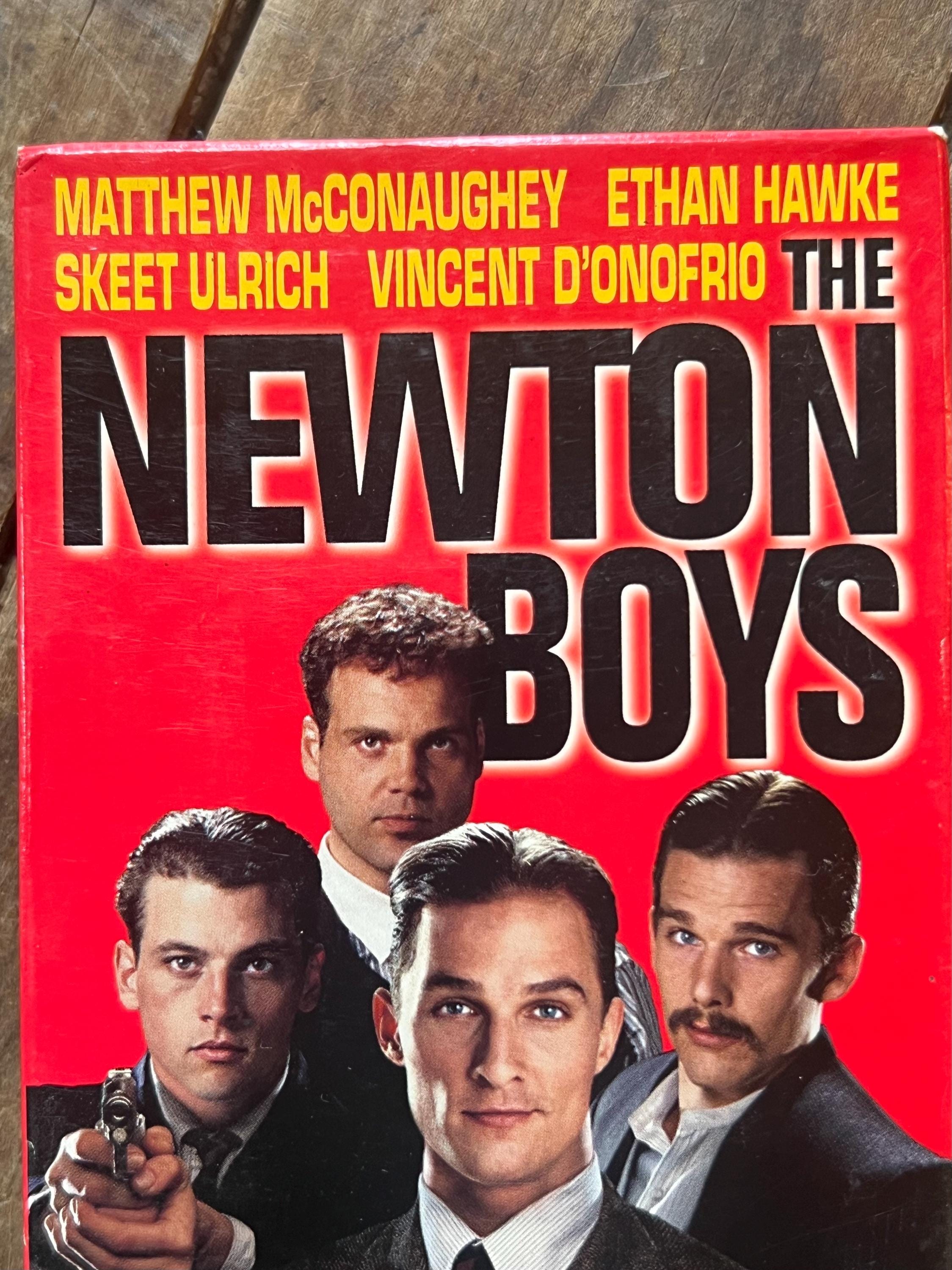 NEWTON BOYS - VHS Movie ( 1998 ) - Starring Mathew McConaughey & Ethan Hawke