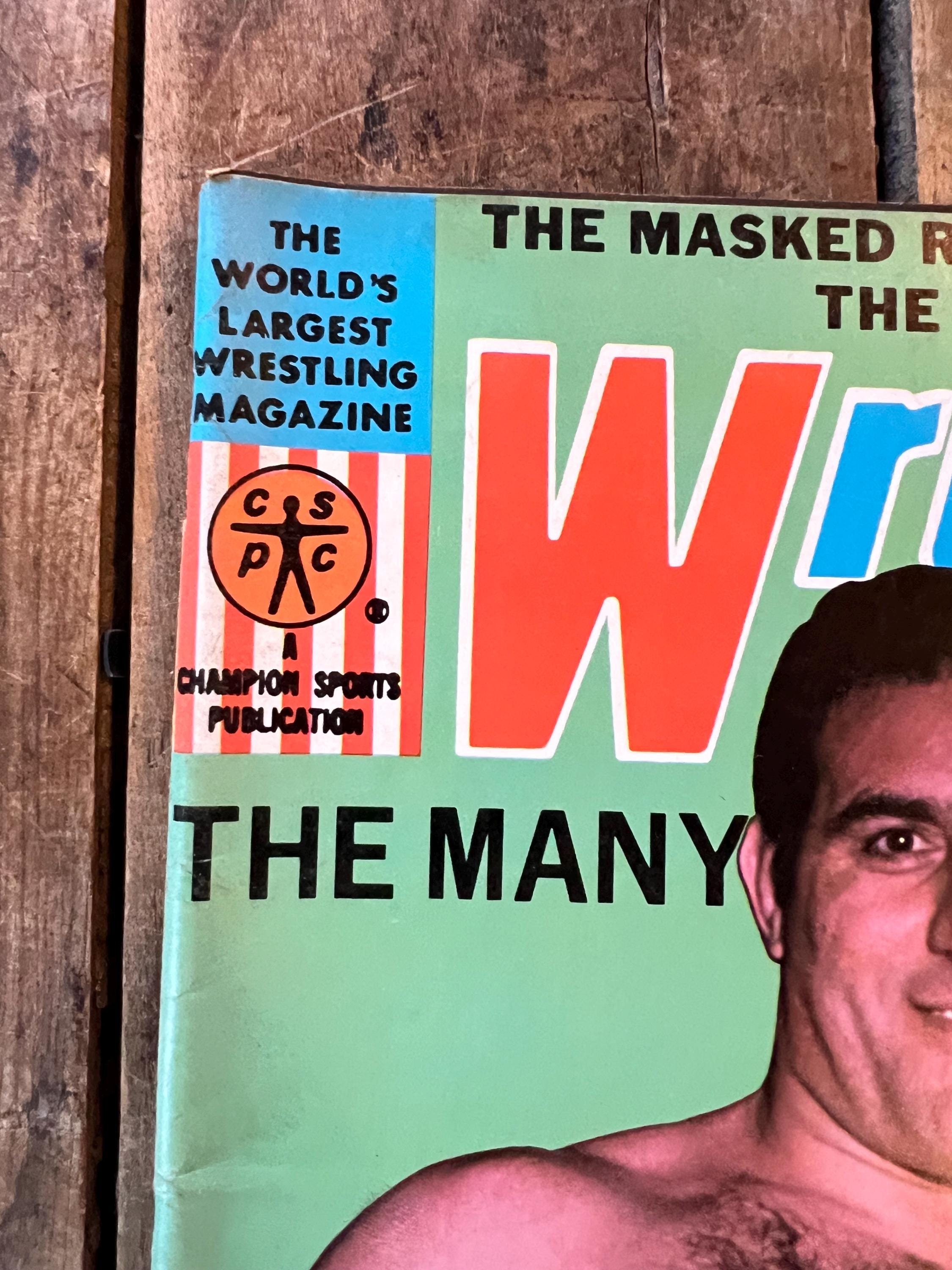 Wrestling Revue Magazine - January 1972 Issue - WWF / WWE - Domenic DeNucci Cover