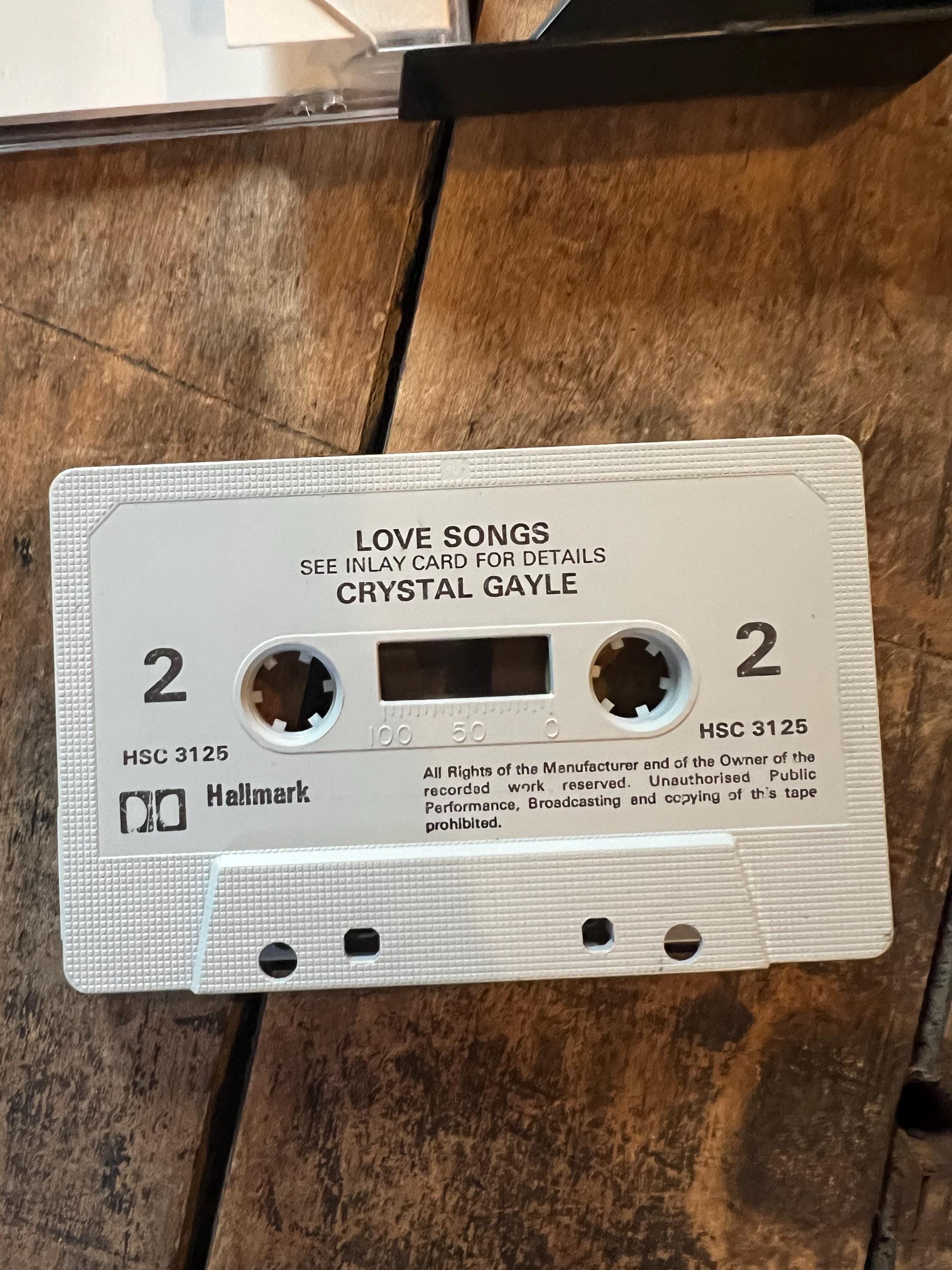 1980 Crystal Gayle “Love Songs” Cassette Tape - Hallmark Records