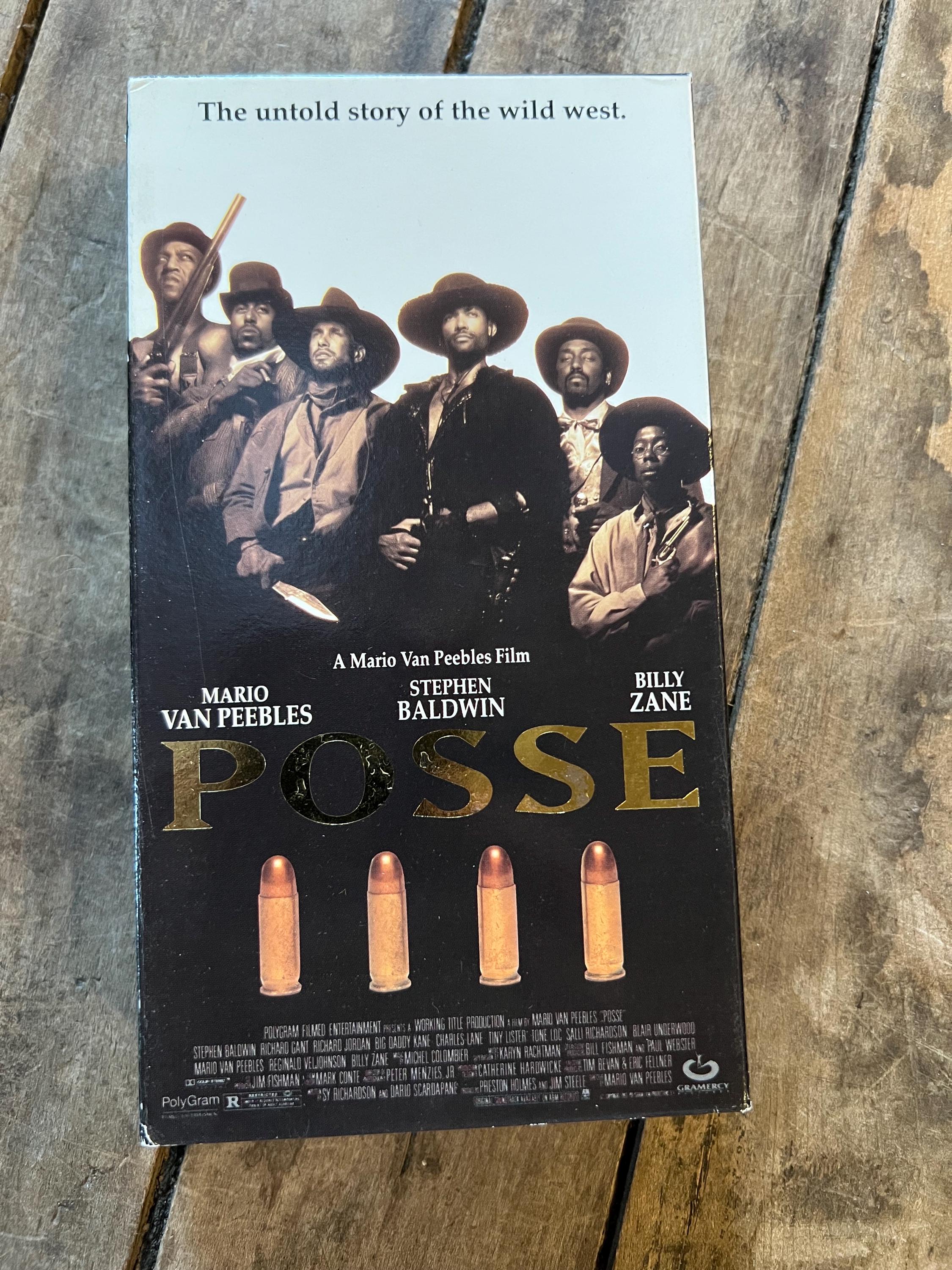 Posse ( VHS 1993) Starring - Mario Van Peebles & Stephen Baldwin