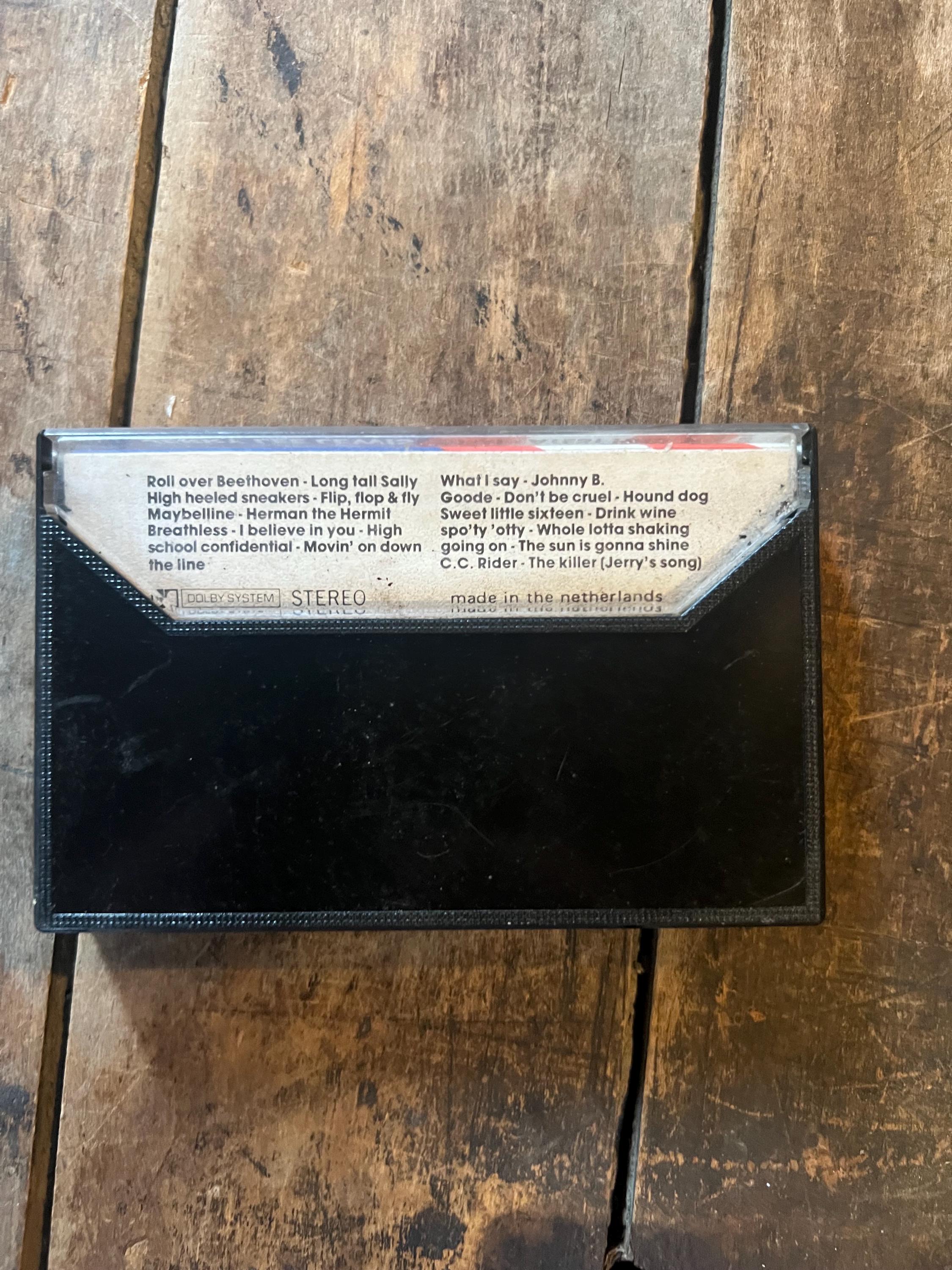 1983 Jerry Lee Lewis 20 Greatest Hits Cassette Tape - Black Tulip Records ( Netherlands Release)