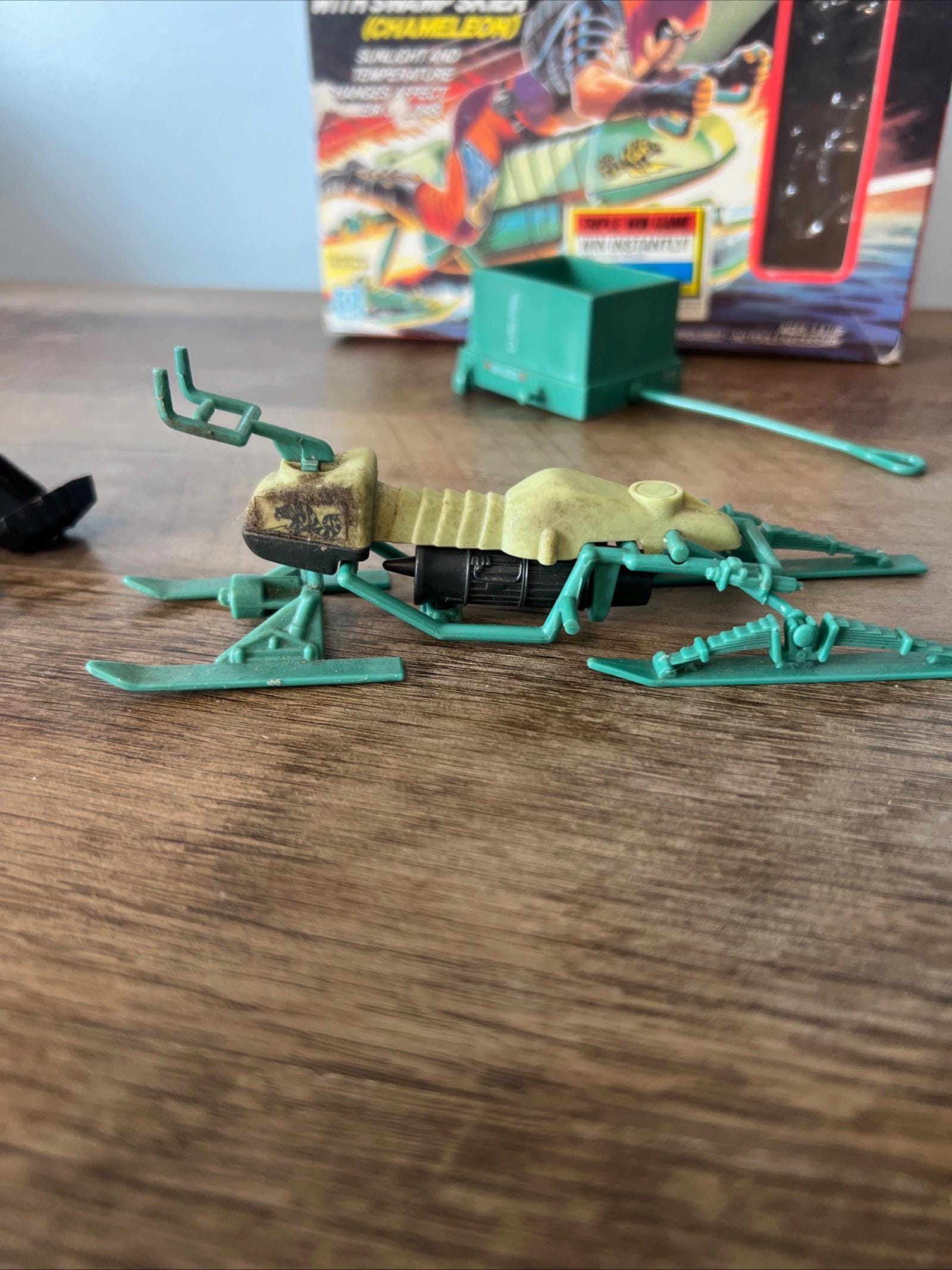 Vintage 1984 GI JOE Zartan Swamp Skier Action Figure with Box