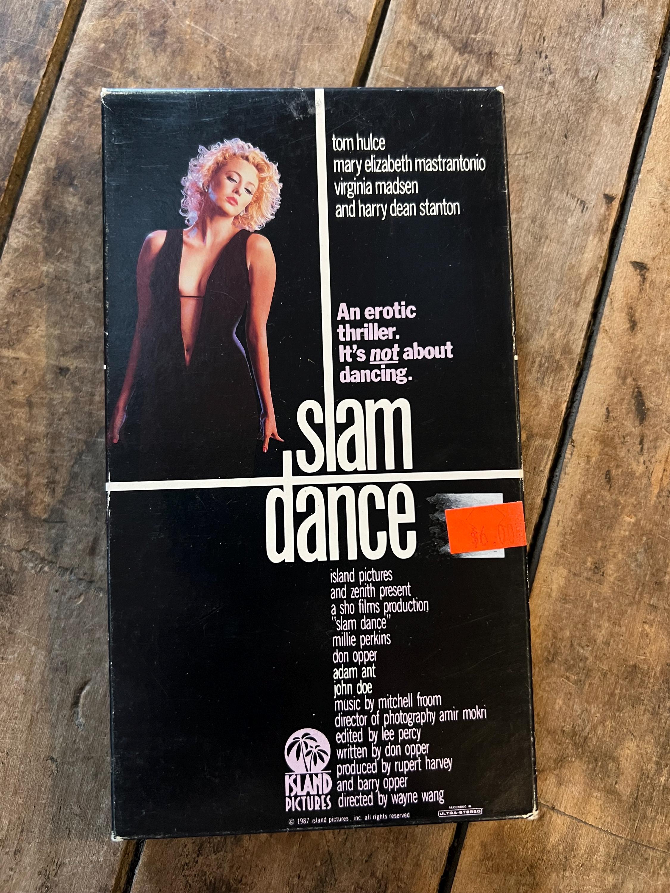 Slam Dance ( VHS 1987) Starring - Virginia Madsen & Mary Elizabeth Mastrantonio