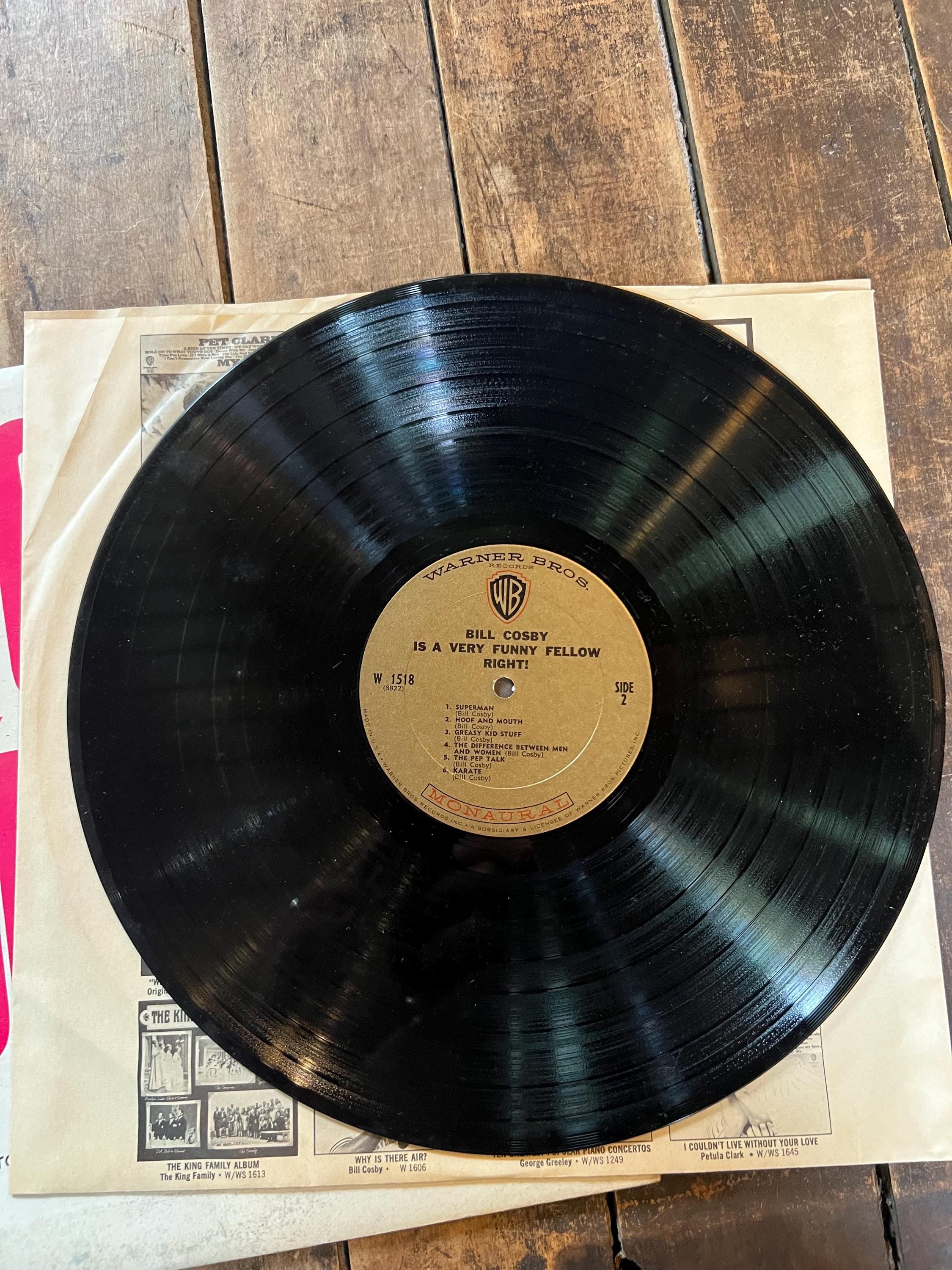 Bill Cosby "Is a Very Funny Fellow Right!" LP - 1963 Warner Bros Vinyl Record