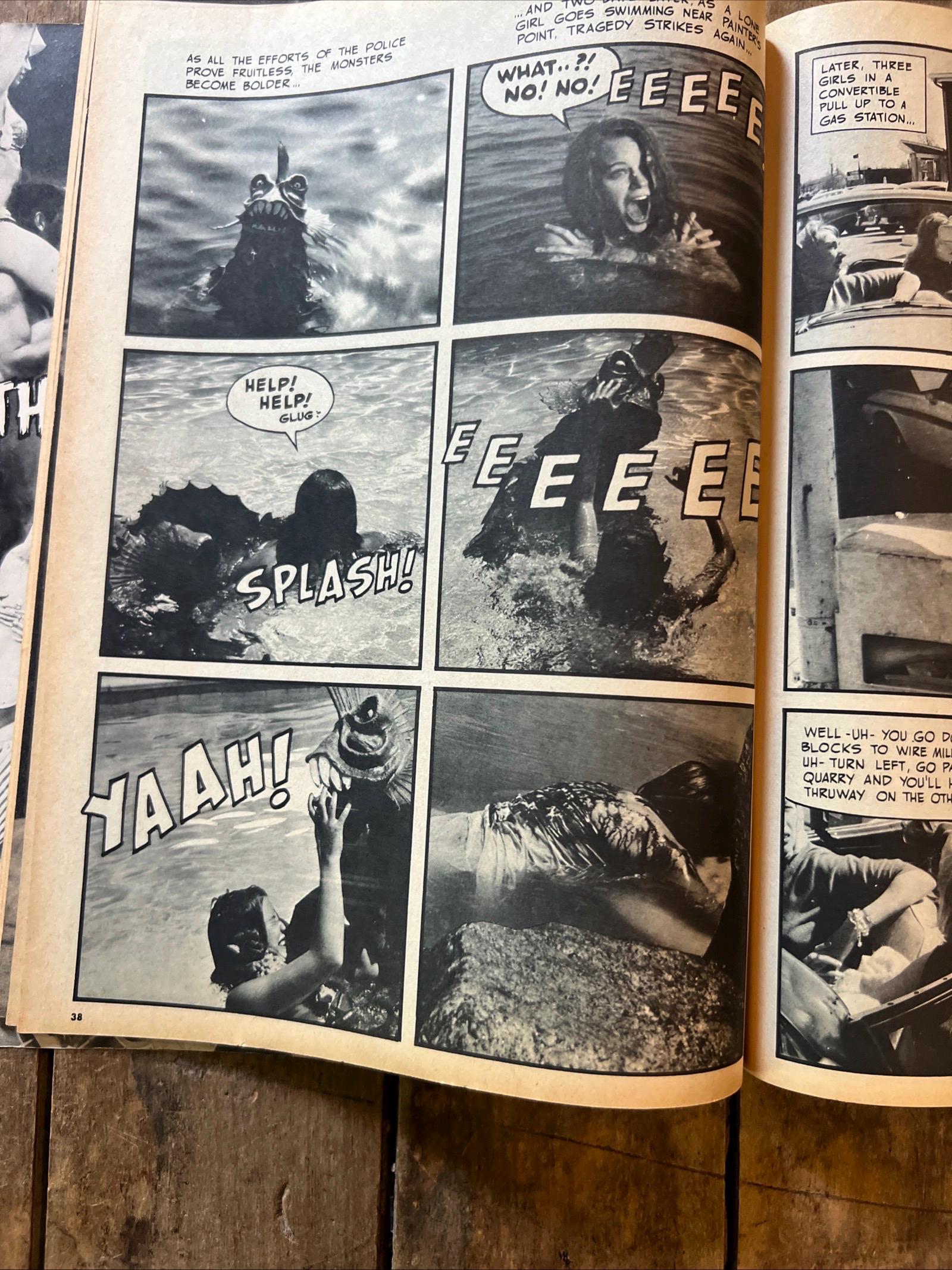 The Famous Films HORROR Of Party Beach (1964) Photo Story Board Magazine