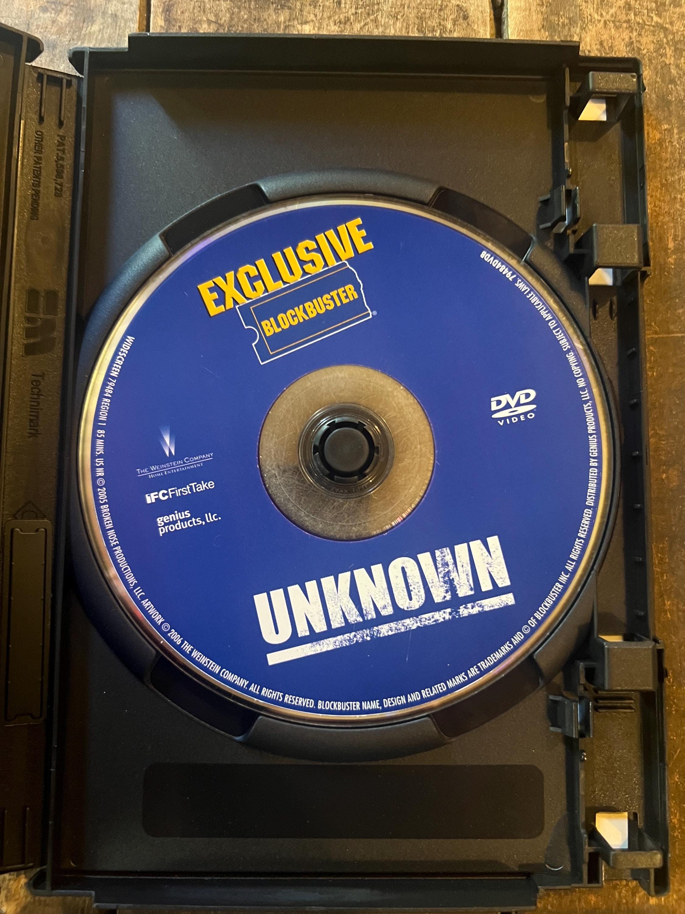 UNKNOWN ( DVD 2006 )  Starring Bridget Moynahan - Blockbuster Rental