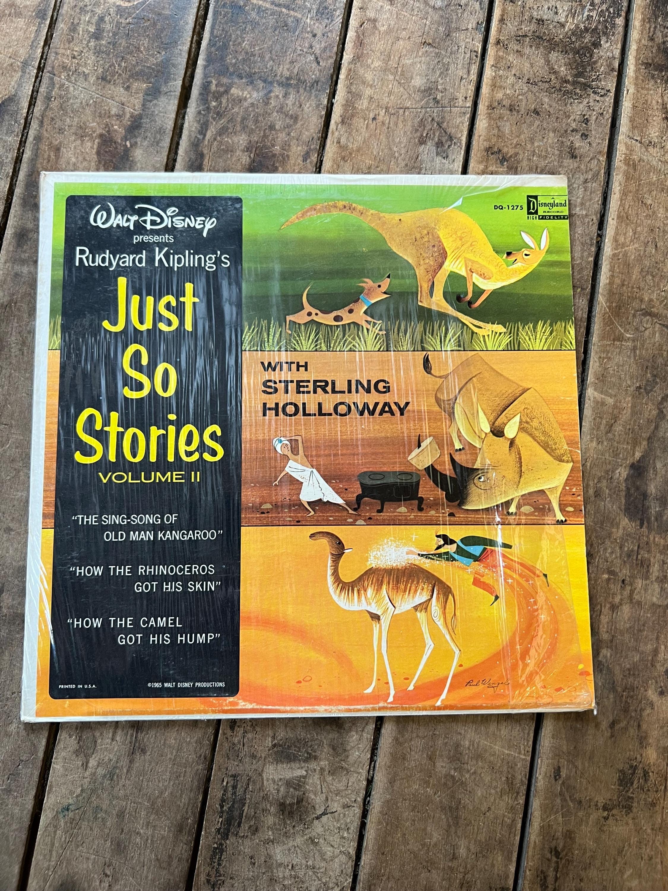 Just So Stories Volume 2 - 1965 Walt Disney Records - LP Vinyl Album - by Rudyard Kipling