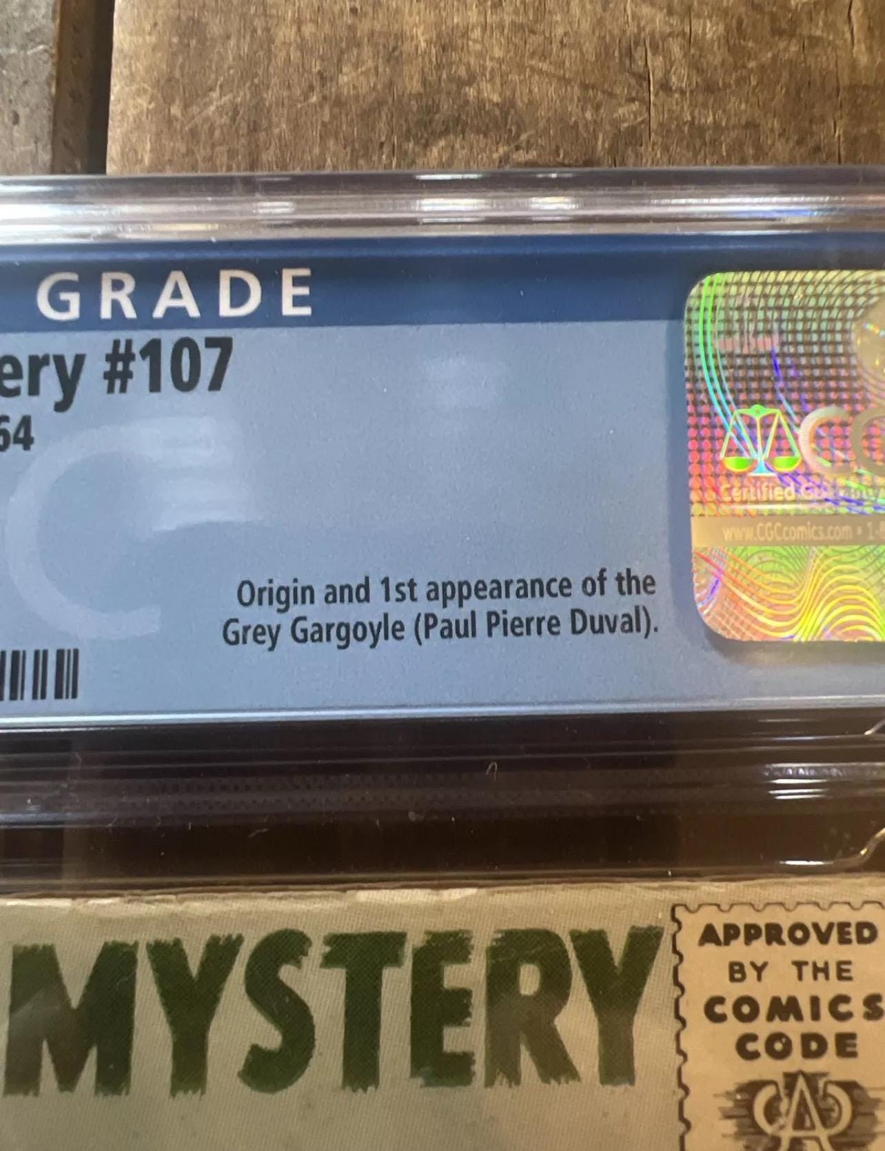 1964 Journey Into Mystery #107: Thor, First Grey Gargoyle (CGC 4.0)