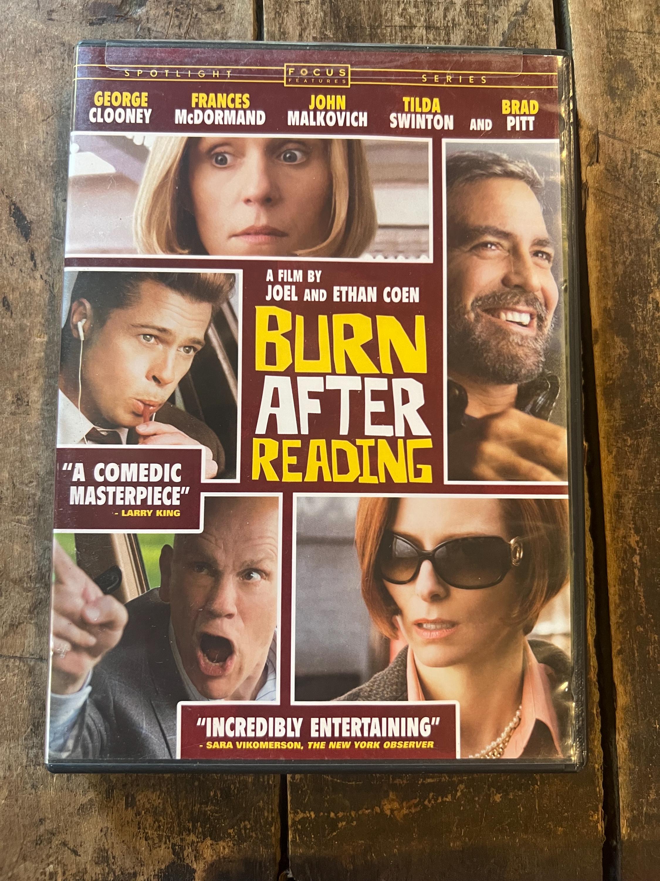 Burn After Reading ( DVD )  Starring George Clooney & Brad Pitt