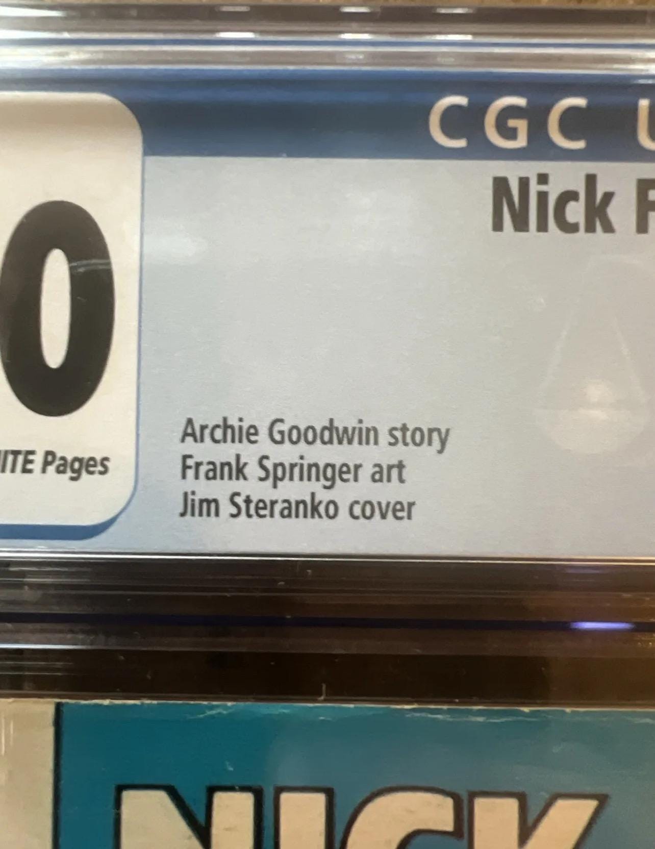 1968 Nick Fury Agent of Shield #7 - Letter from Bob Gale - Marvel Comics - CGC Graded 6.0