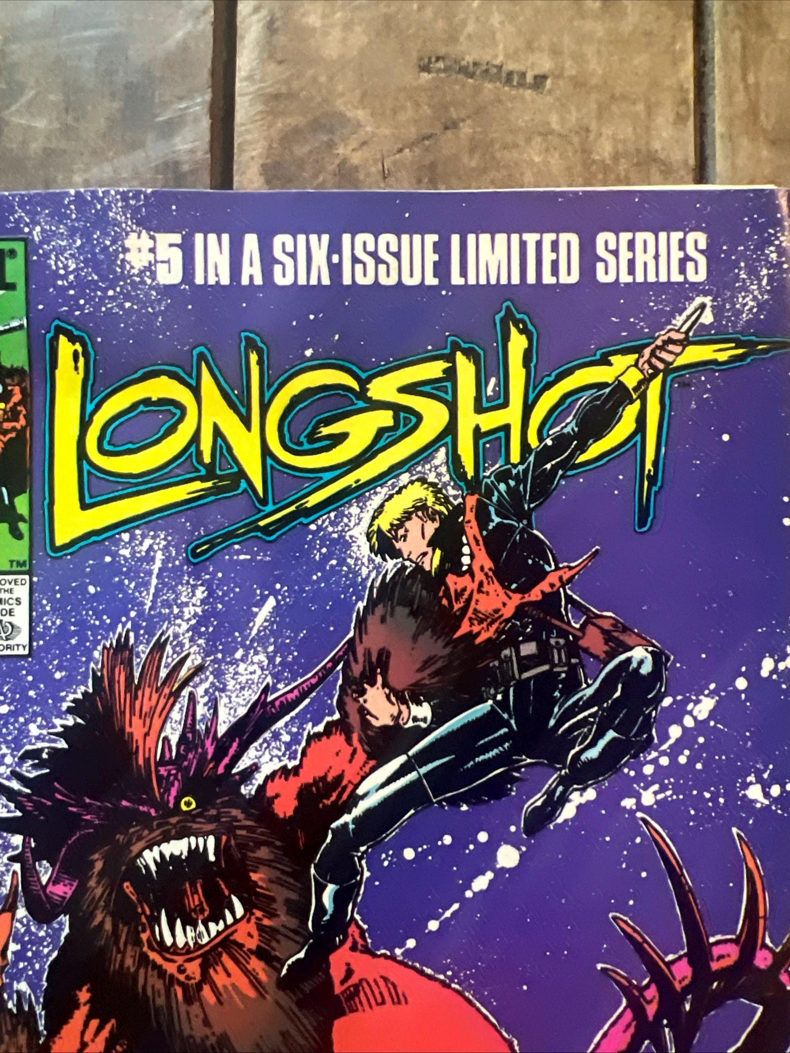 Longshot #5 (1986) Marvel Comic Book - #5 in a Six Issue Limited Series