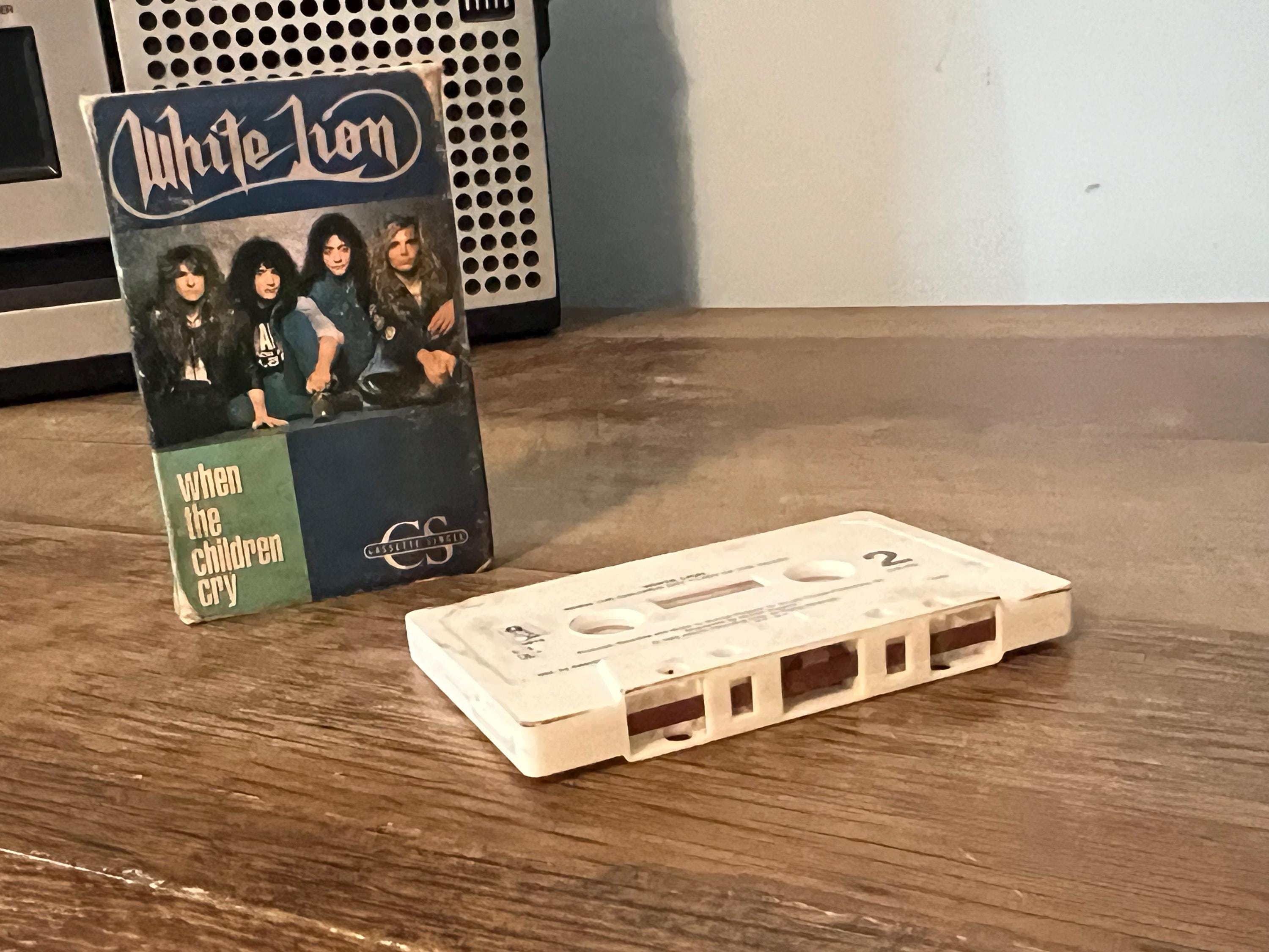 Vintage 1988 White Lion Cassette Tape: When the Children Cry