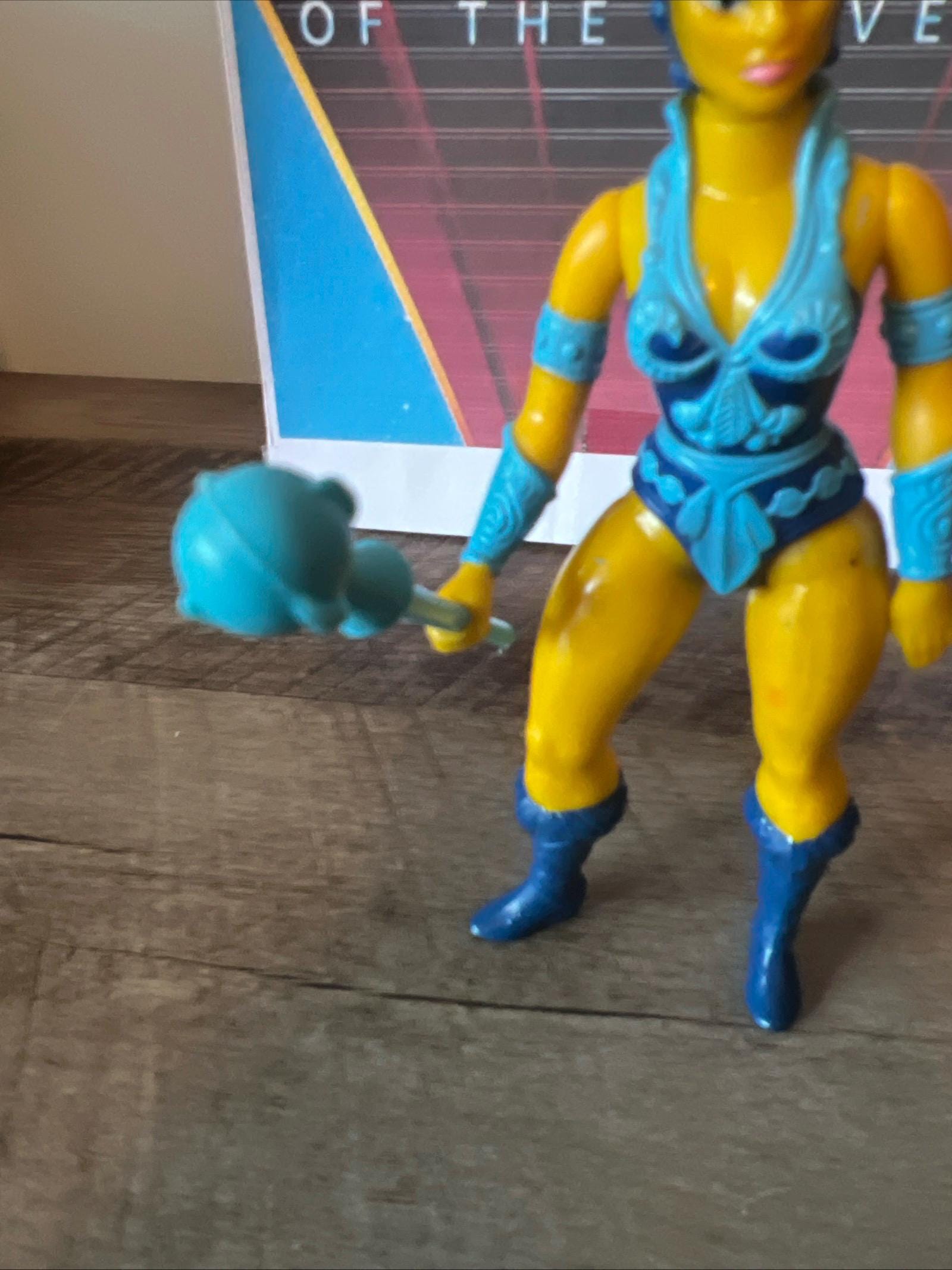 1983 Mattel - Masters Of The Universe - EVIL LYN Action Figure Complete with Wand - MOTU