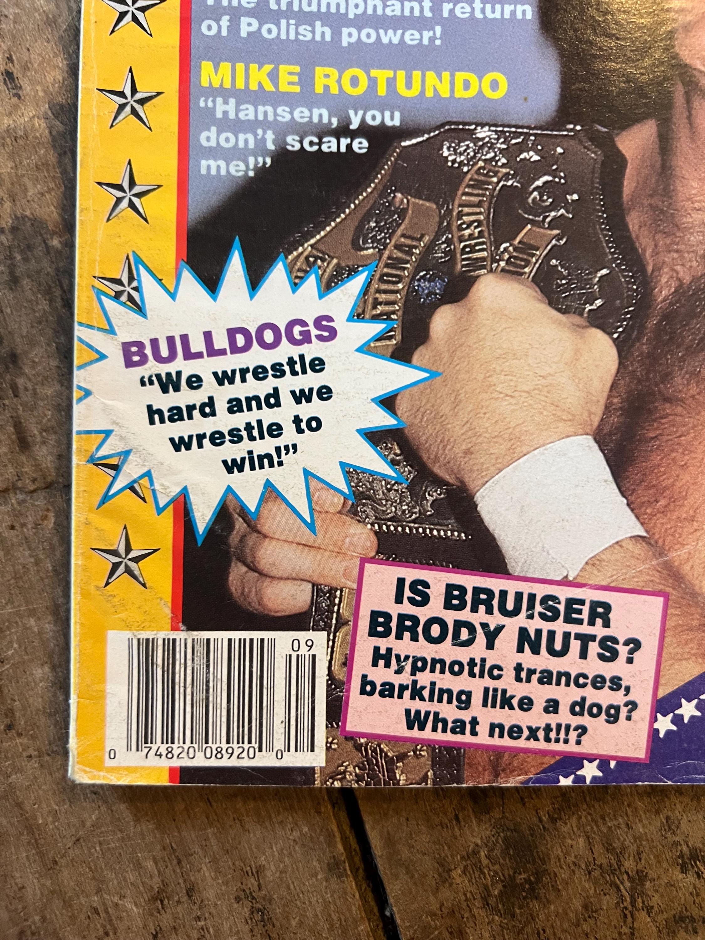 Wrestling All Stars Magazine  - September 1986 - WWF WWE - Tully Blanchard