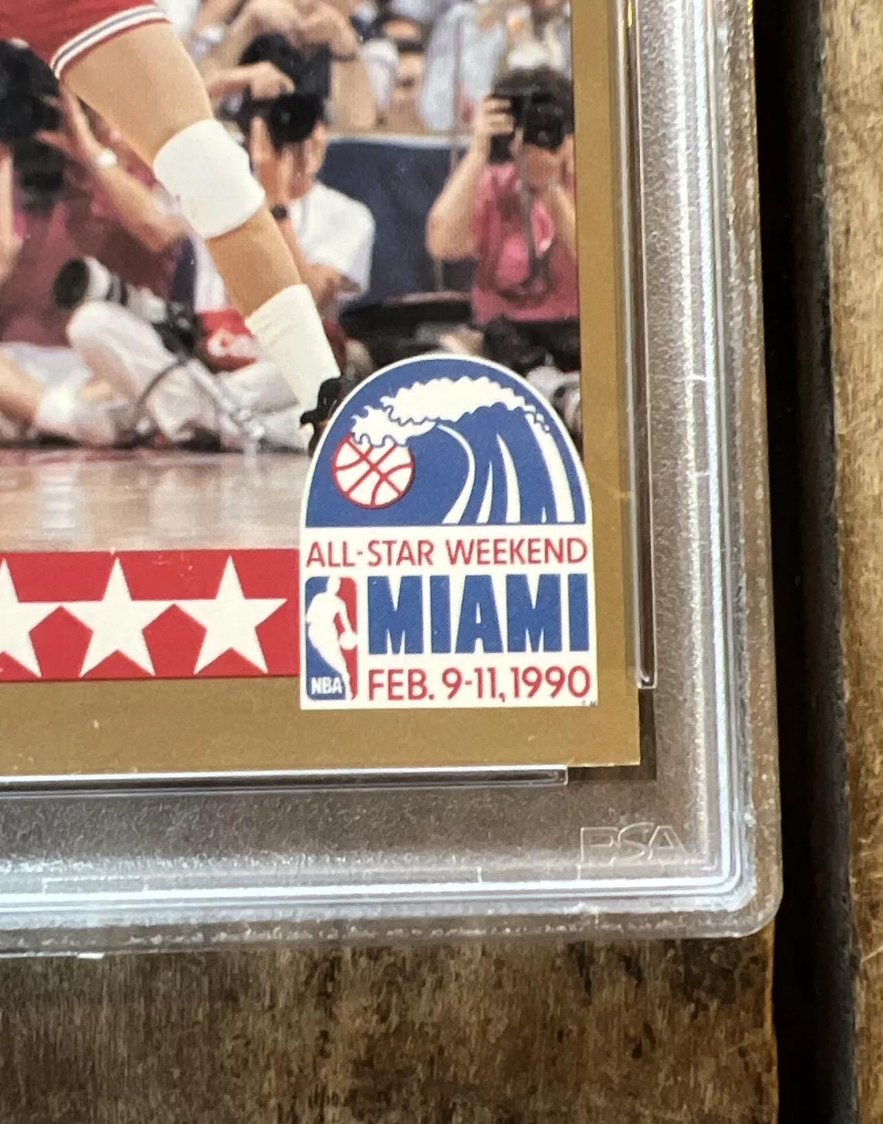 Akeem Olajuwon 1990 NBA Hoops All-Star Card - PSA 9 Mint