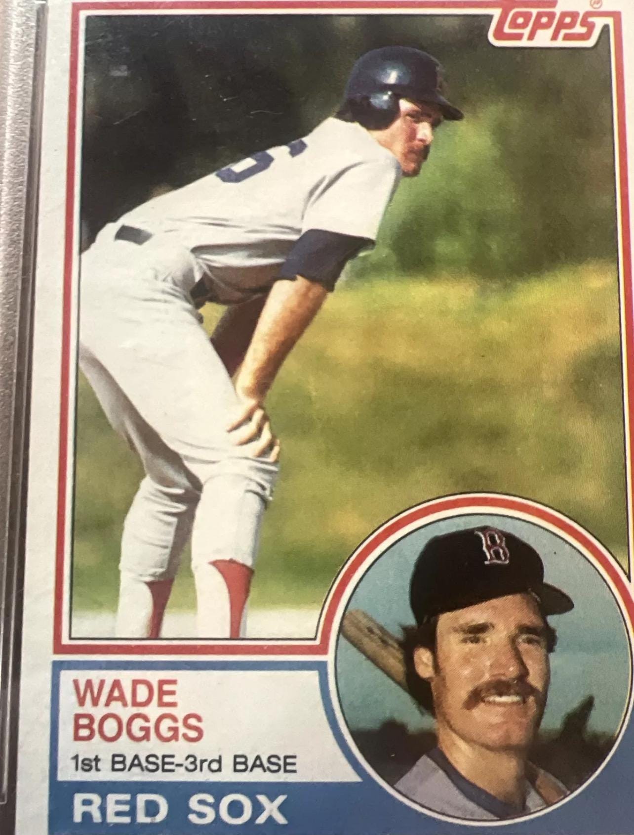 1983 Topps Wade Boggs Rookie Card - PSA 6 - Boston Red Sox