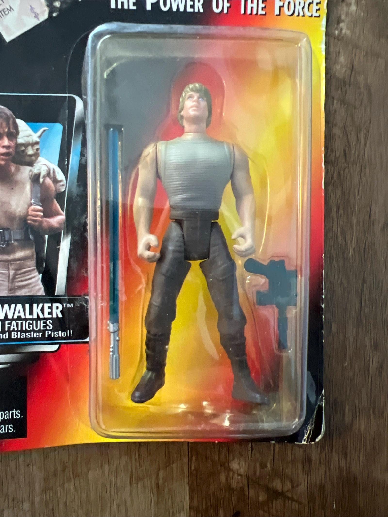 1995 Star Wars Luke Skywalker Dagobah Fatigues Action Figure MOC