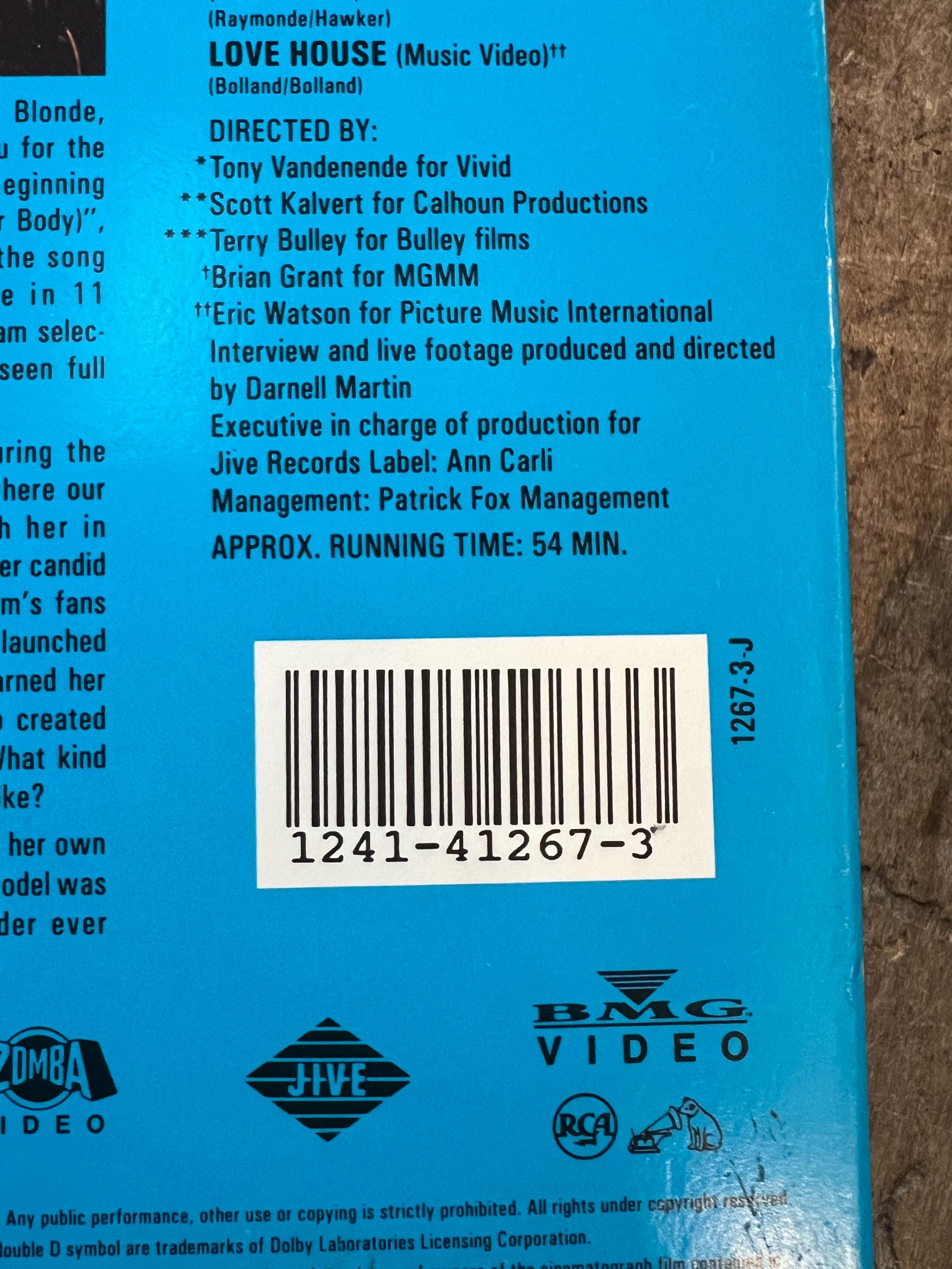 Samantha Fox - The Music Video Collection ( 1989 VHS Movie )