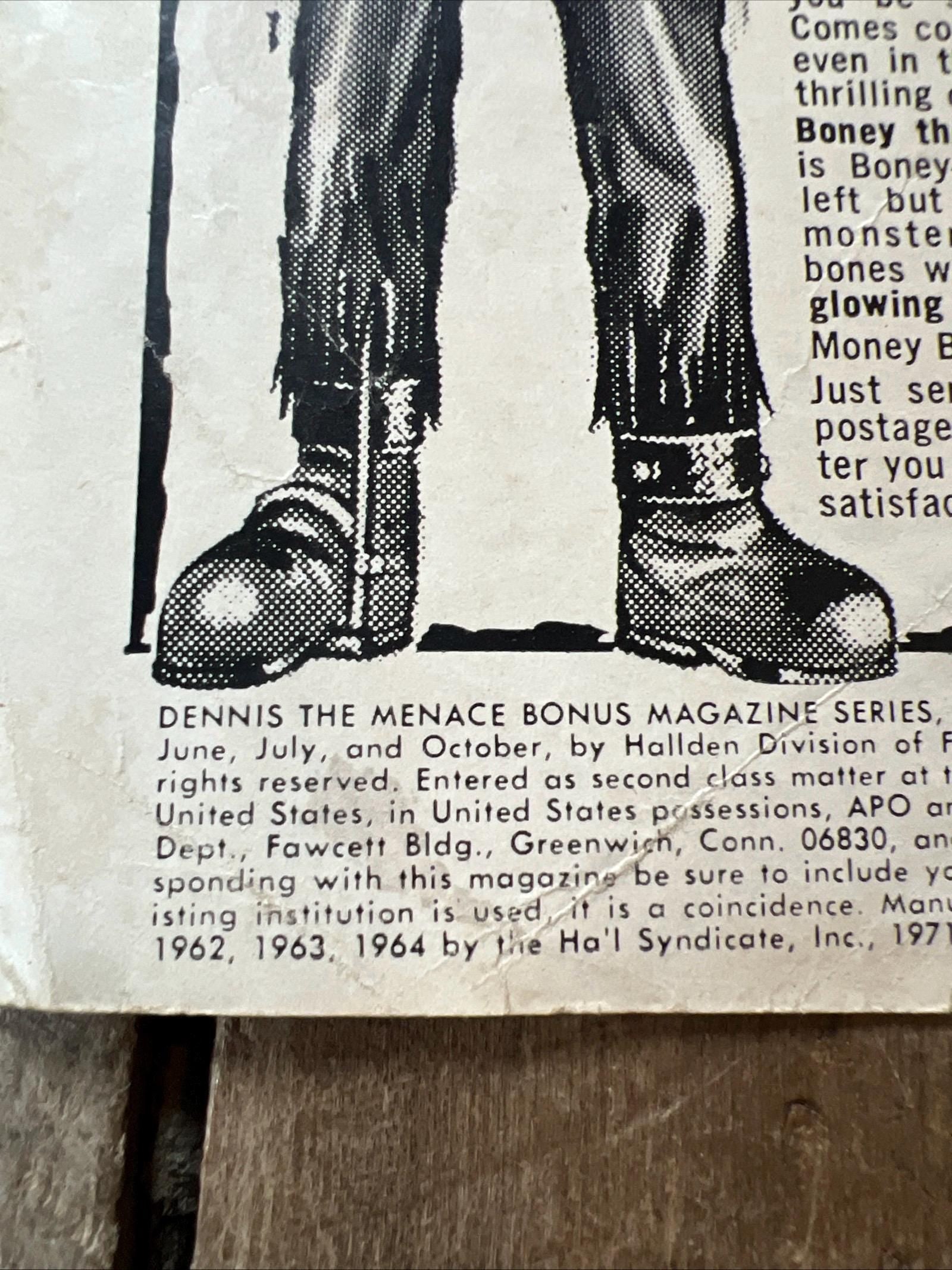 Dennis the Menace Bonus Magazine Series #94 (1971) Fawcett Comic Book by Hank Ketcham