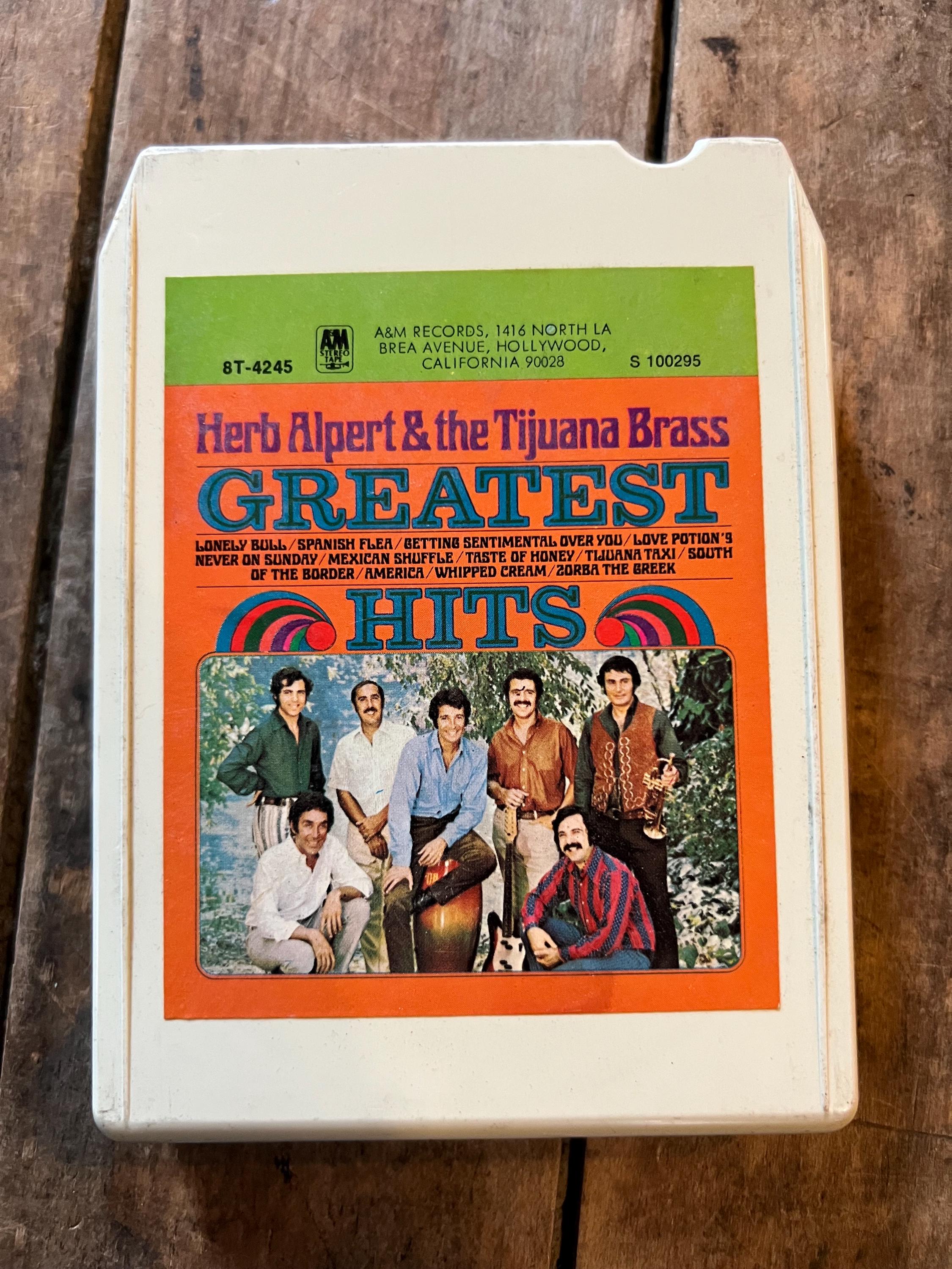 1970 Herb Alpert and The Tijuana Brass Greatest Hits - A&M Records 8-Track Tape