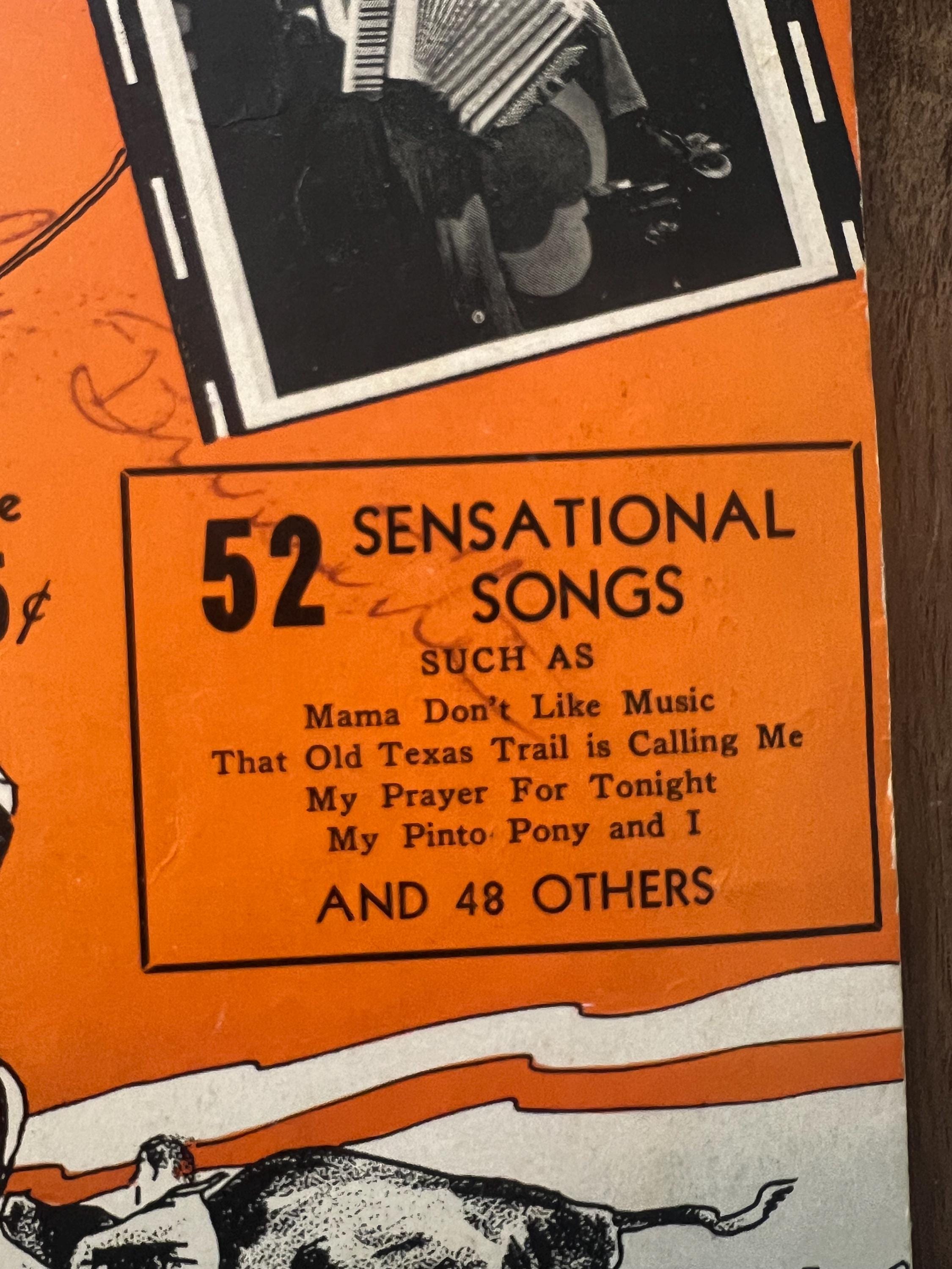1930s Smiley Burnette Cowboy Songs - Vintage Sheet Music
