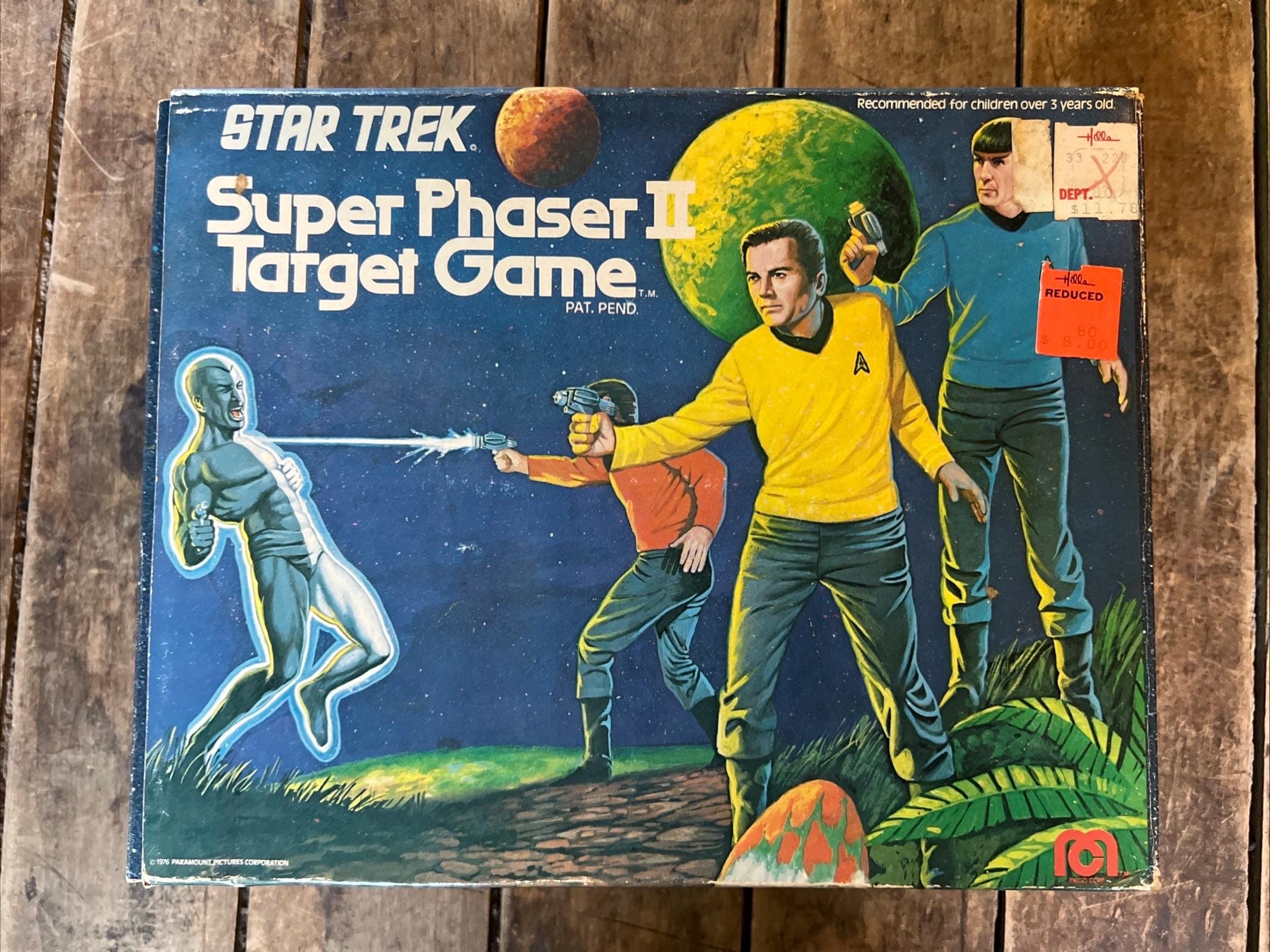 1976 Mego - Star Trek - Super Phaser II Target Game - Original Box No. 51222