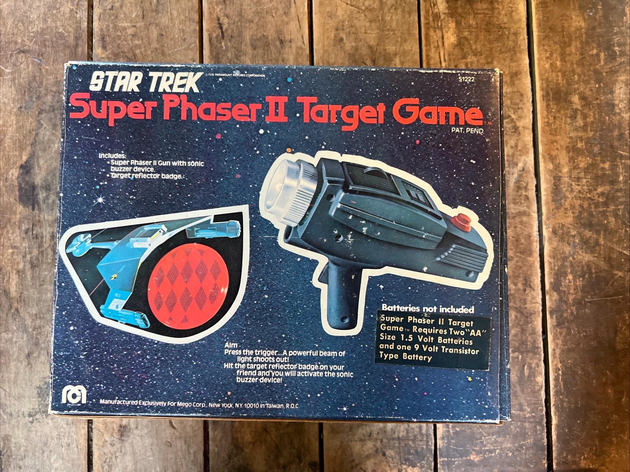 1976 Mego - Star Trek - Super Phaser II Target Game - Original Box No. 51222