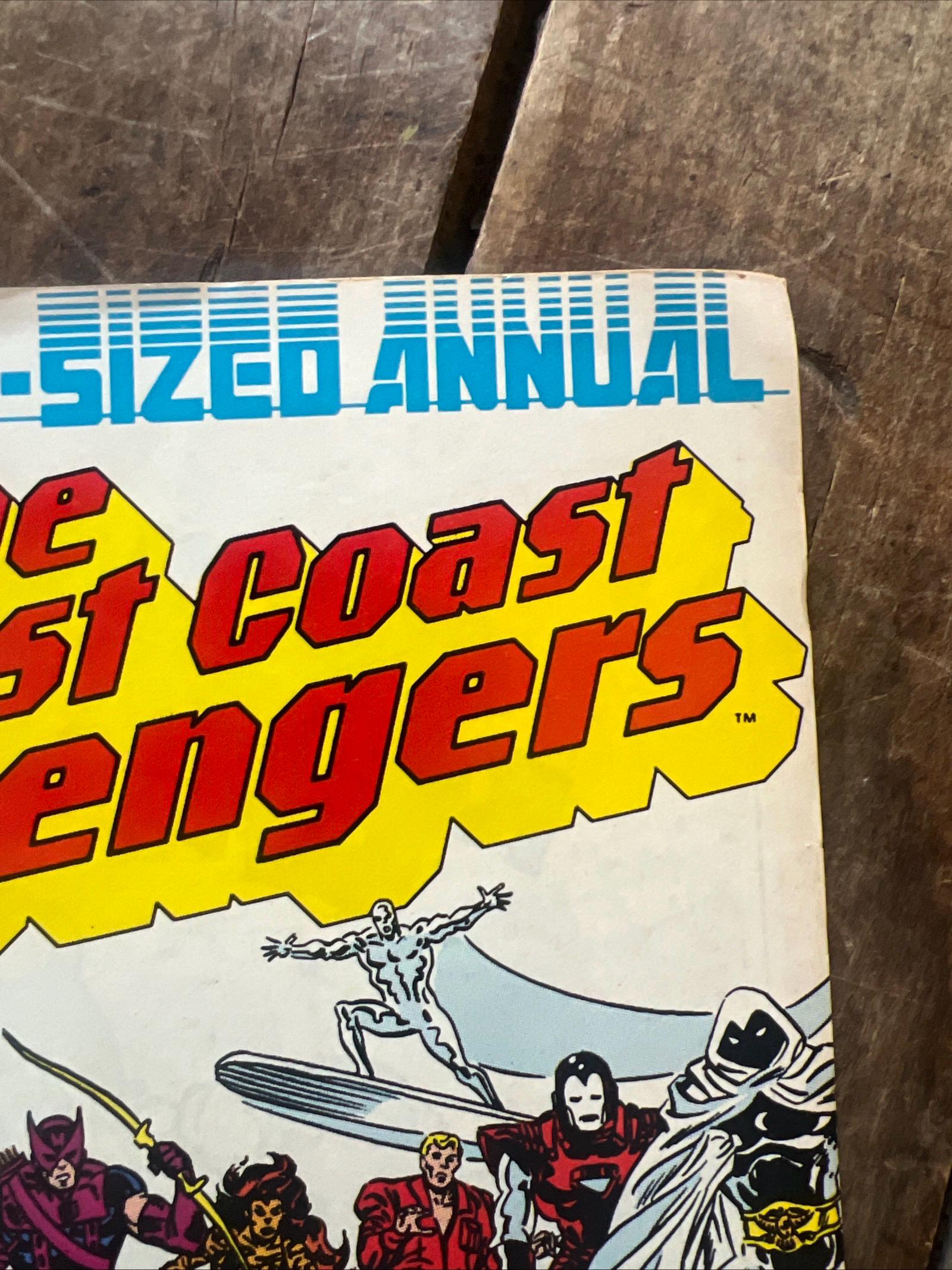 West Coast Avengers Annual #2 Newsstand Edition (1987) Marvel Comics Giant Sized Annual