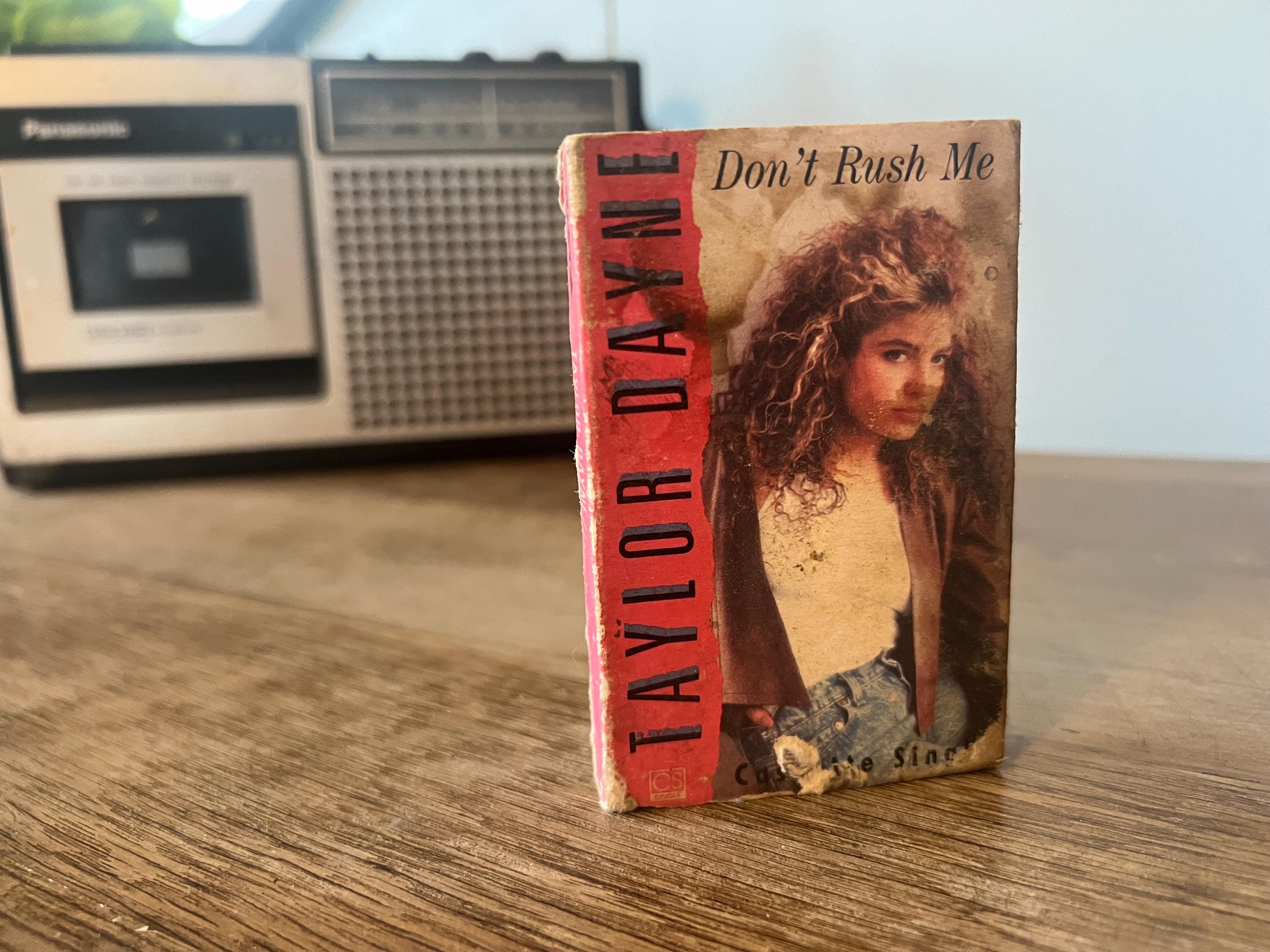 Vintage 1988 Taylor Dayne "Don’t Rush Me" Cassette Tape - Arista Records