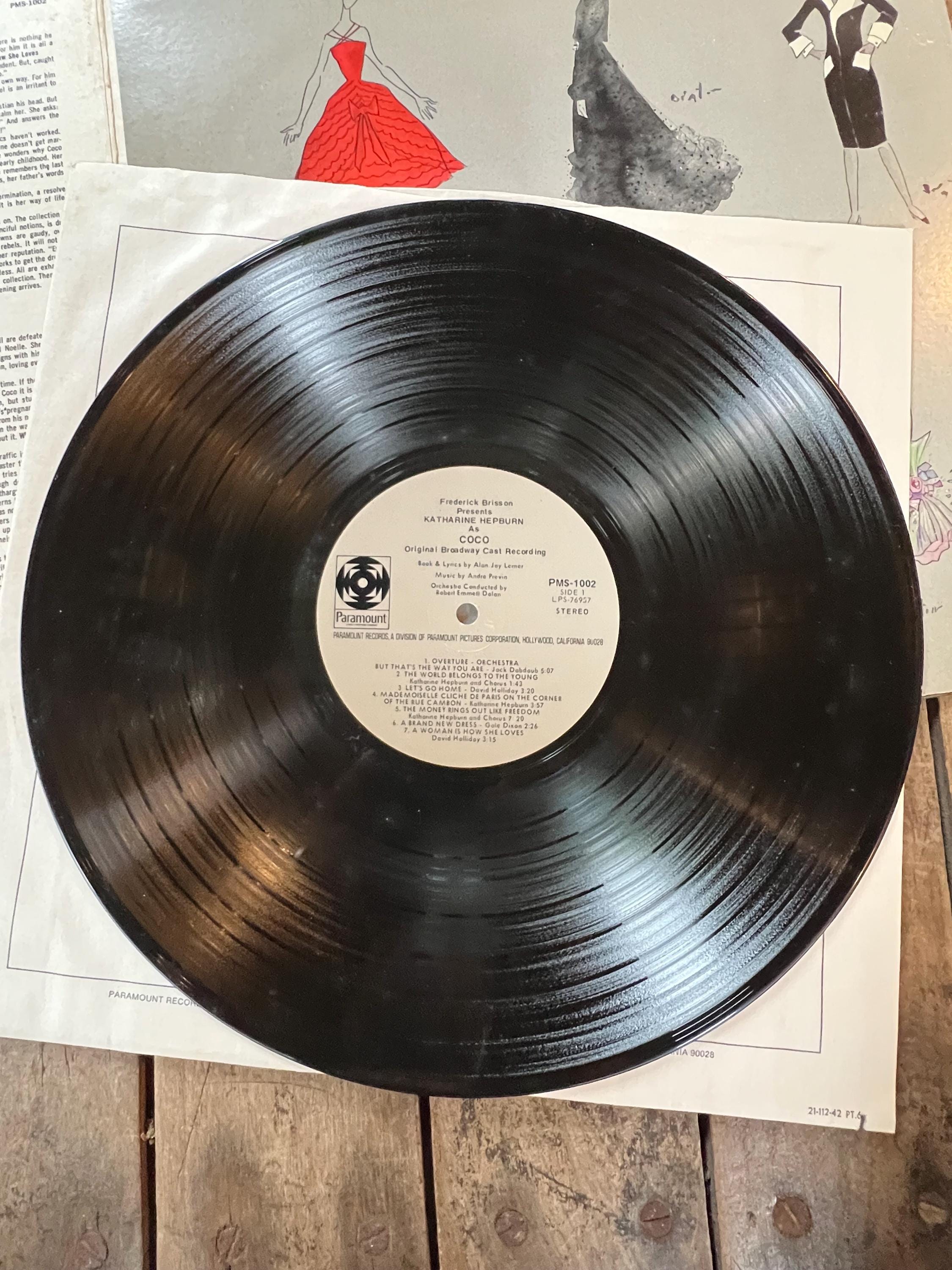 Katharine Hepburn as CoCo - 1972 Broadway Cast LP Record