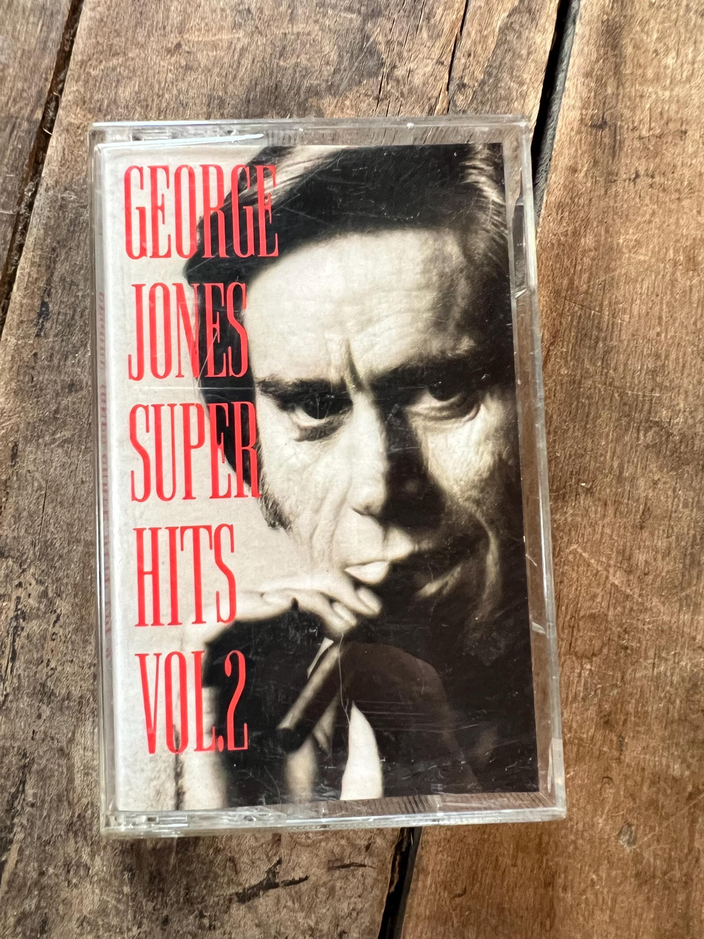 George Jones Super Hits Vol. 2: 1993 Country Music Cassette Tape