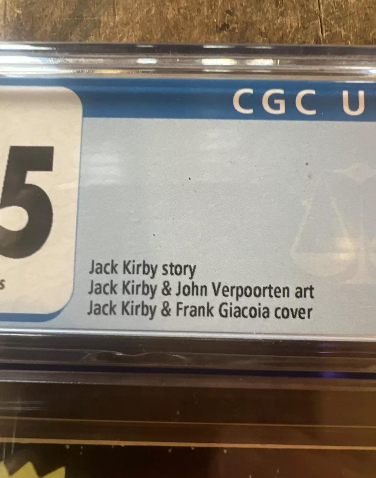 The Eternals #1 (1976) CGC 5.5 – Jack Kirby, First Appearance