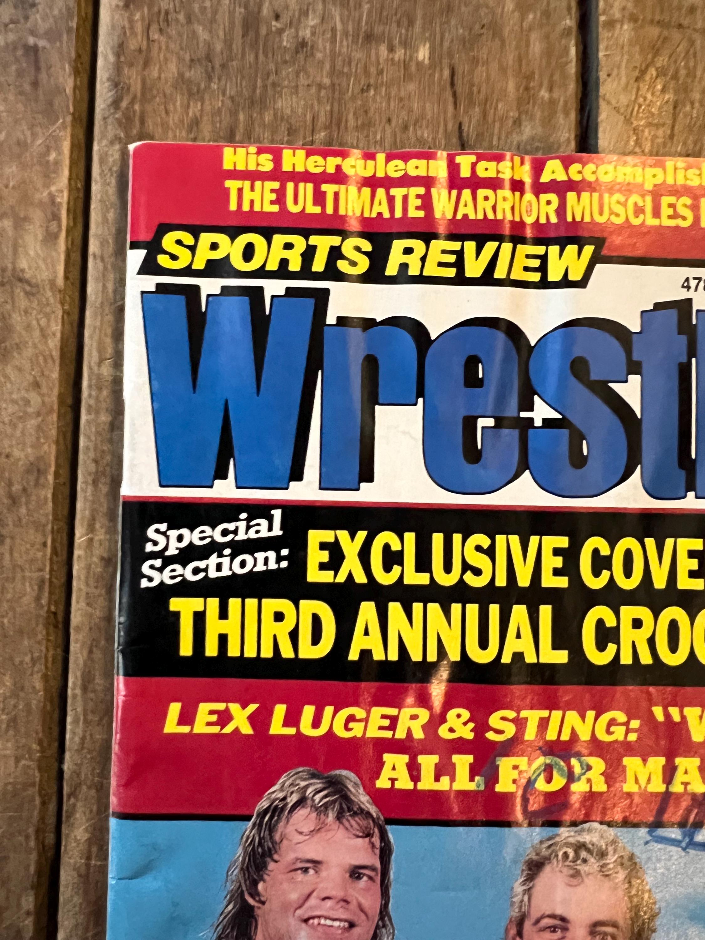 Sports Review Wrestling Magazine  - August 1988 - WWF WWE - Ultimate Warrior