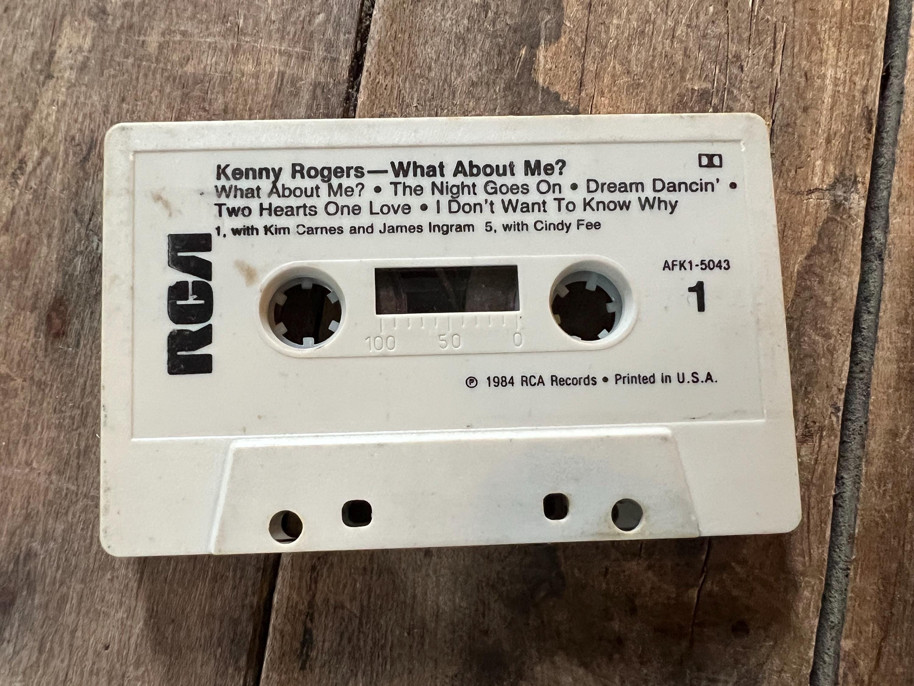 1984 Kenny Rogers "What About Me?" Cassette Tape - Vintage Country Music