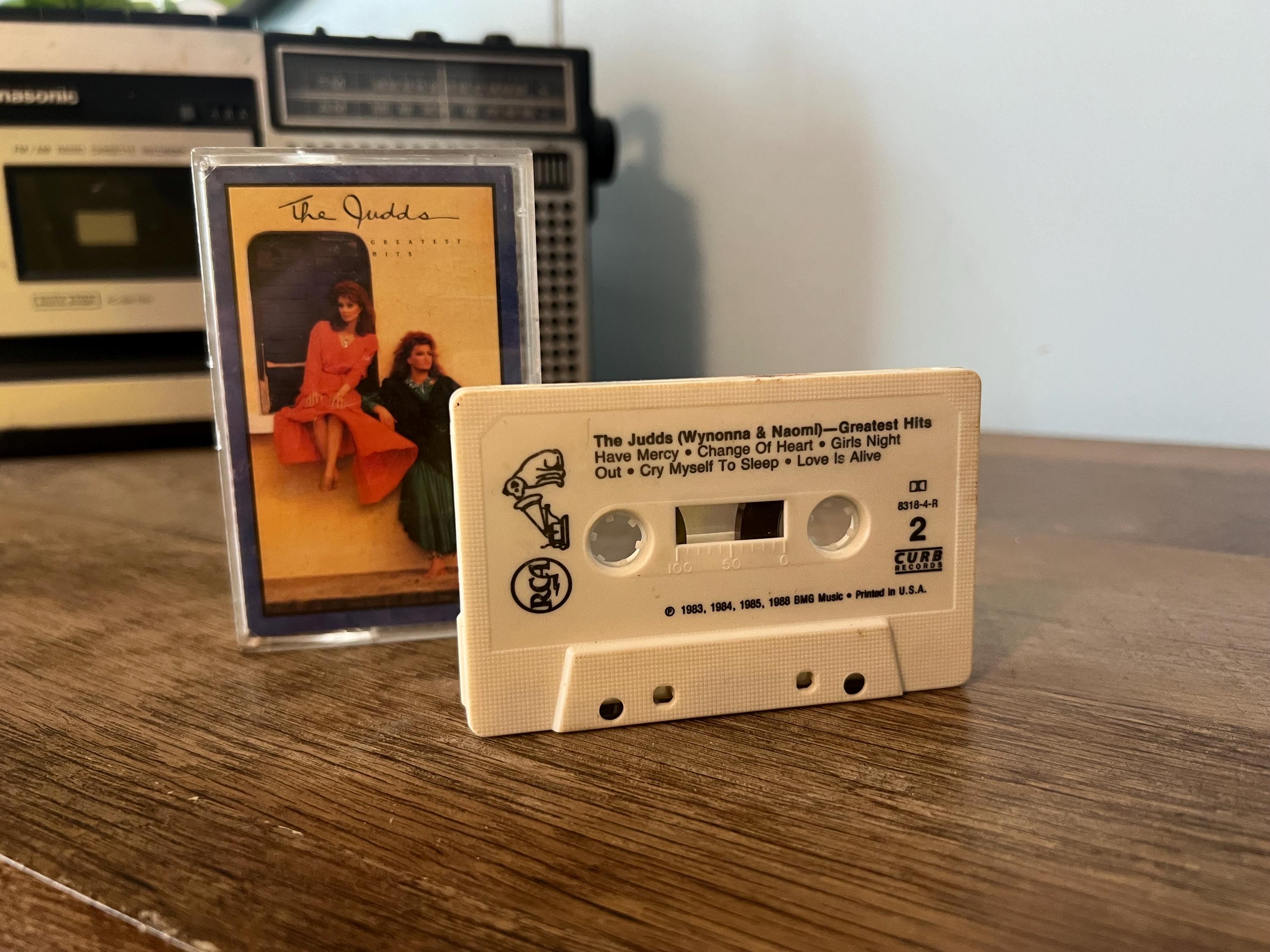 Vintage 1988 The Judds Greatest Hits Cassette Tape - Retro Country
