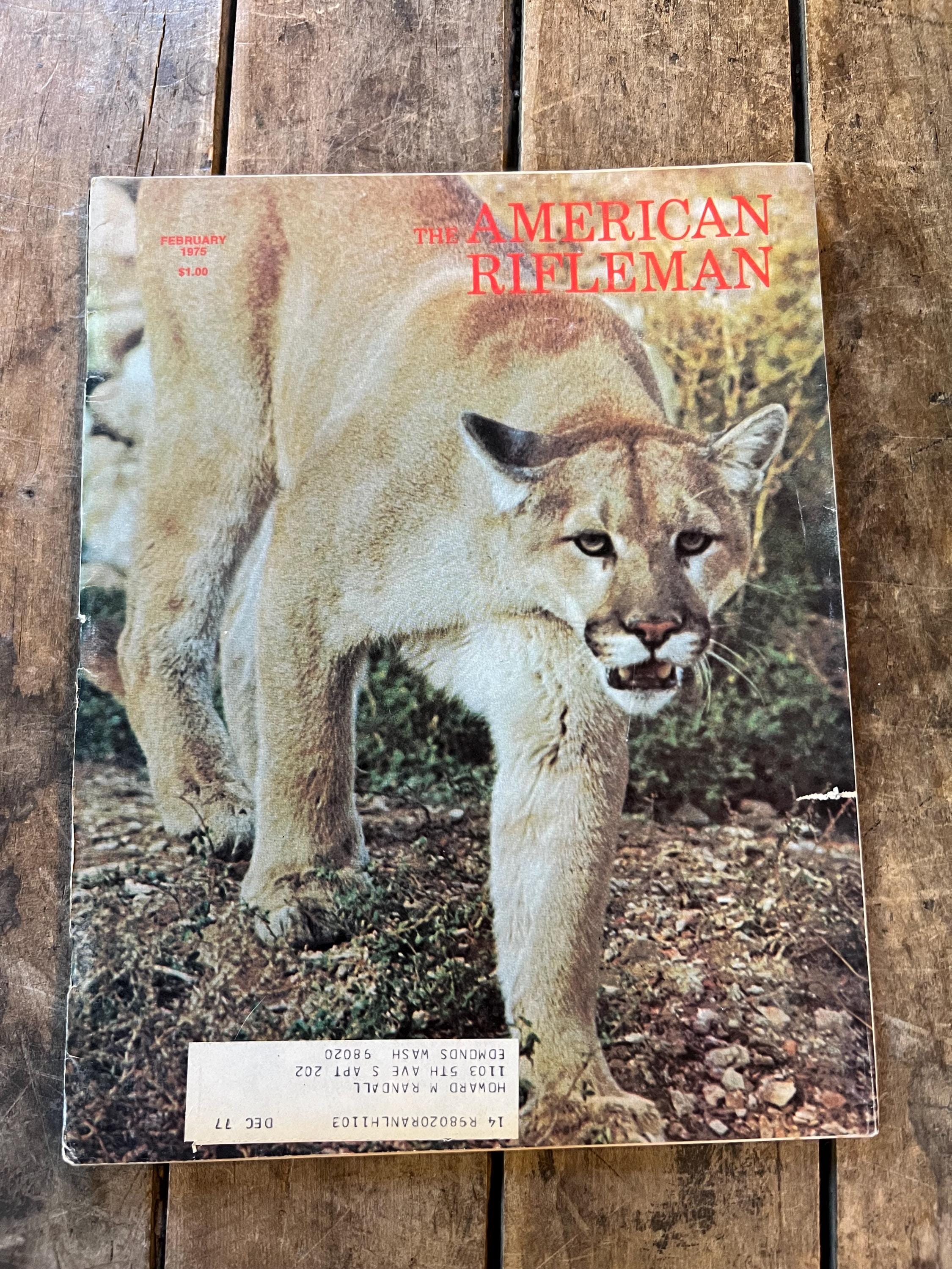 Vintage 1975 American Rifleman Magazine - February Edition