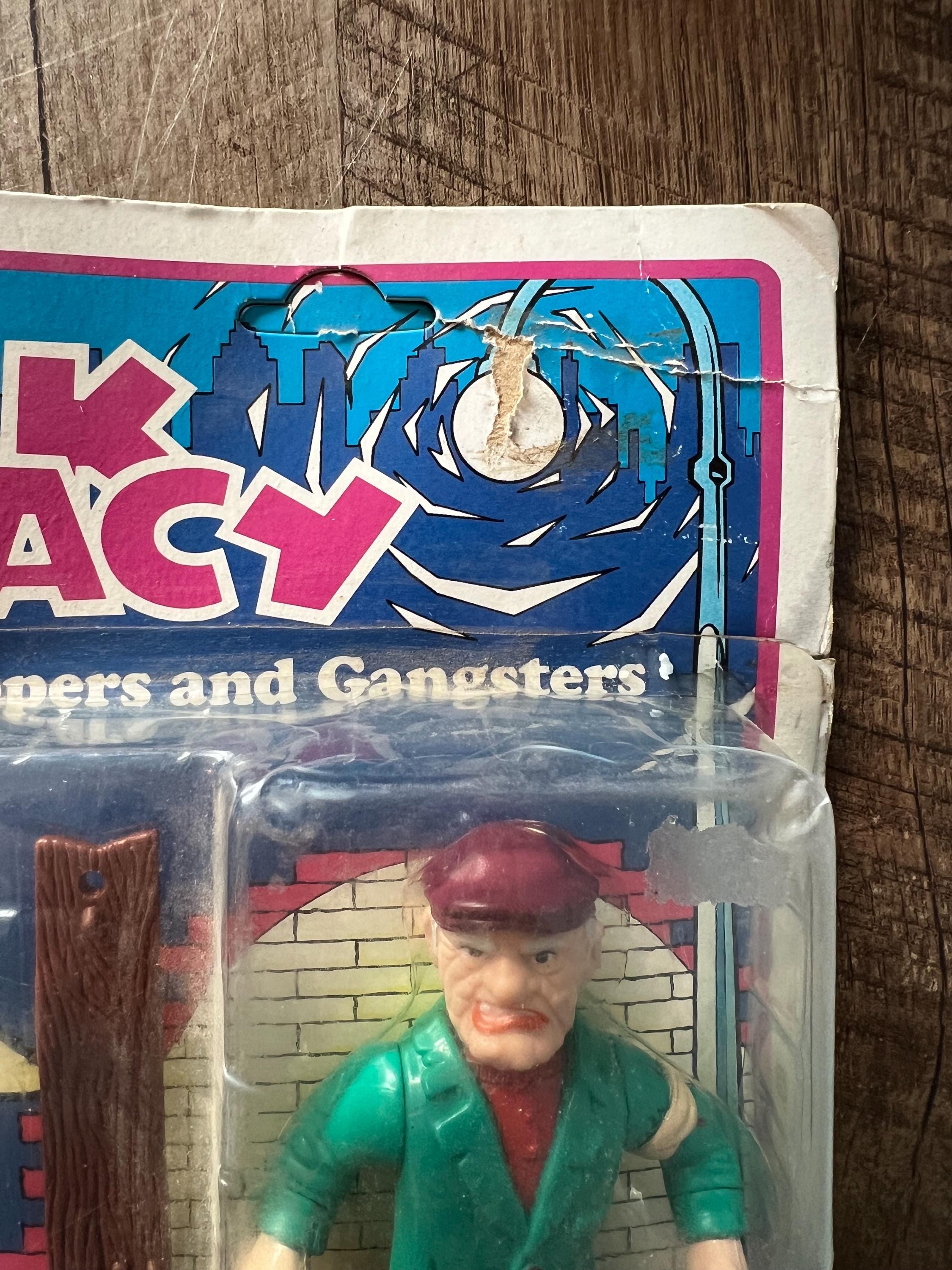 1990 Playmates - Dick Tracy Movie - The TRAMP Action Figure -Complete On Card