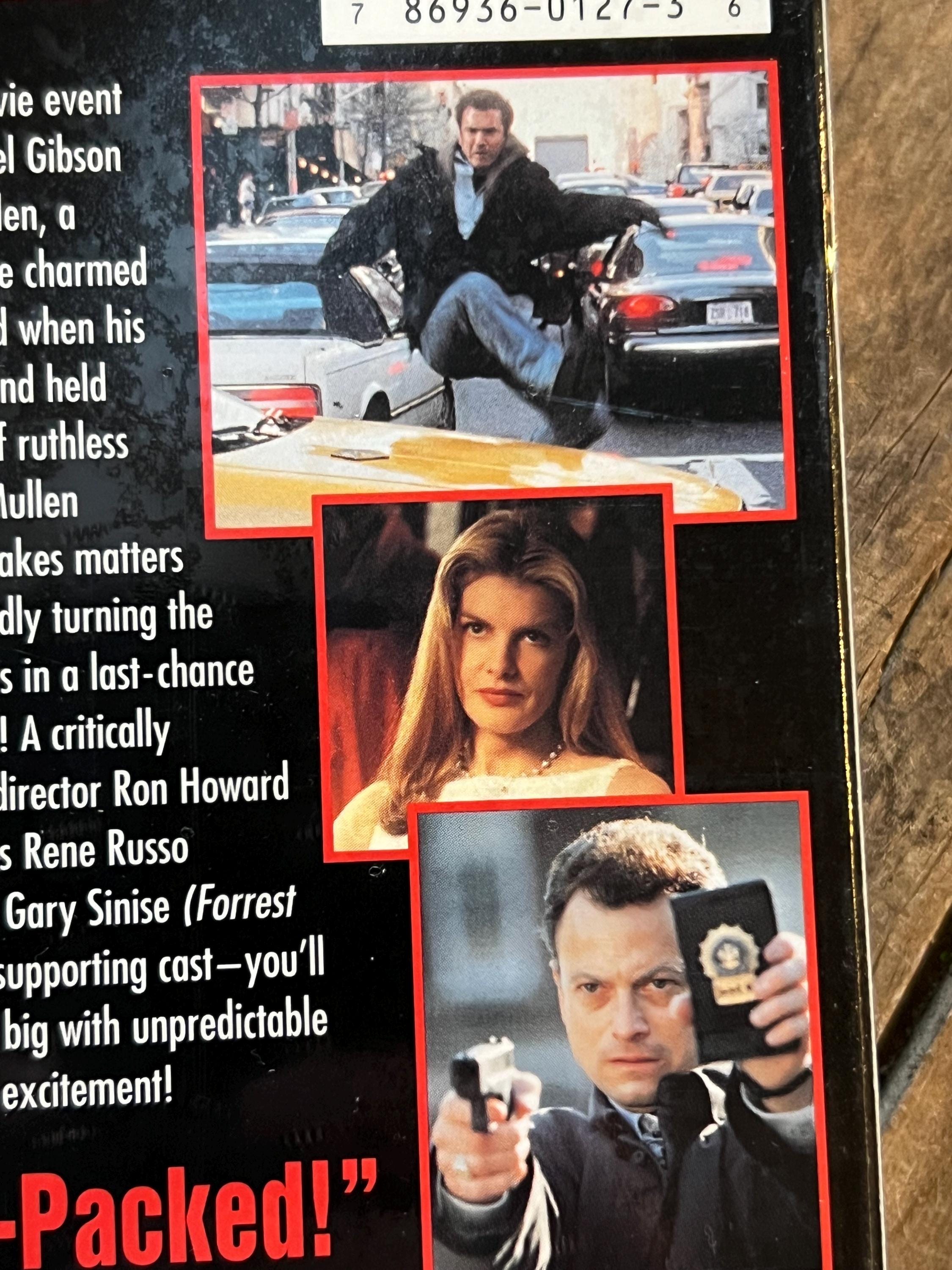 Ransom ( VHS 1996) Starring - Mel Gibson & Rene Russo - NOS New Sealed Movie