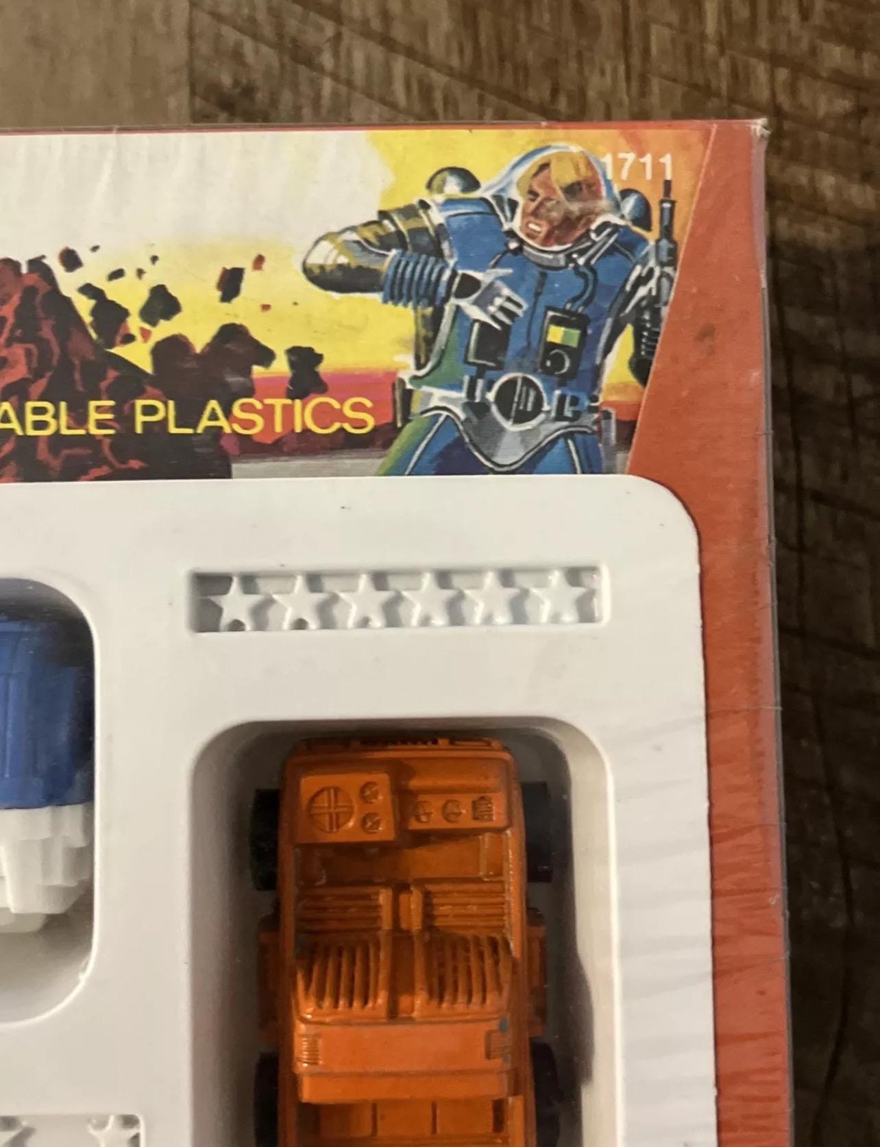 Vintage 1977 Tootsie Toys STARBASE #1711: Sealed Major Mars Action Figure Set