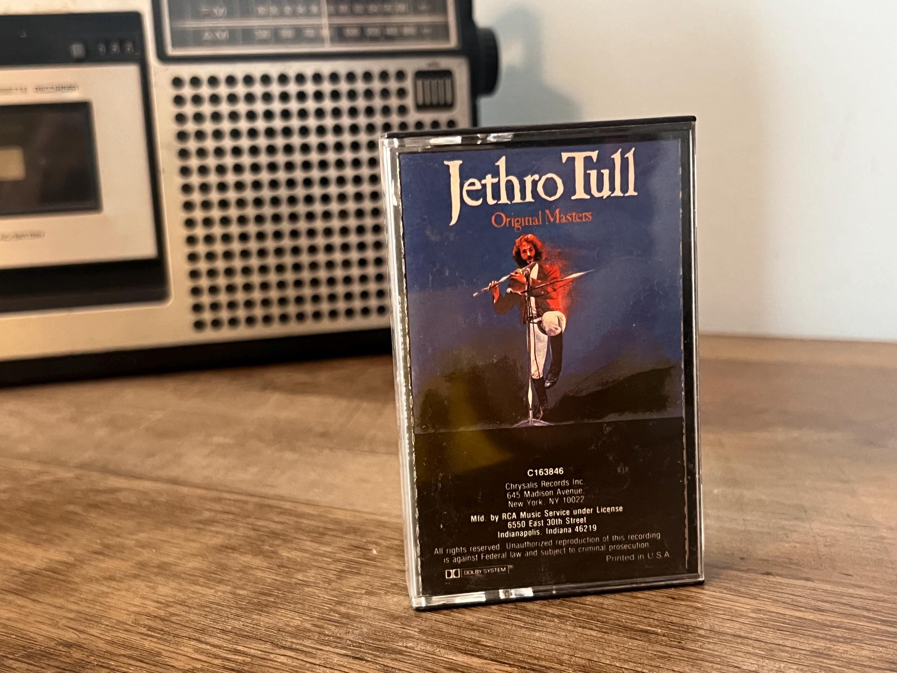 Vintage 1985 Jethro Tull "Original Masters" Cassette Tape