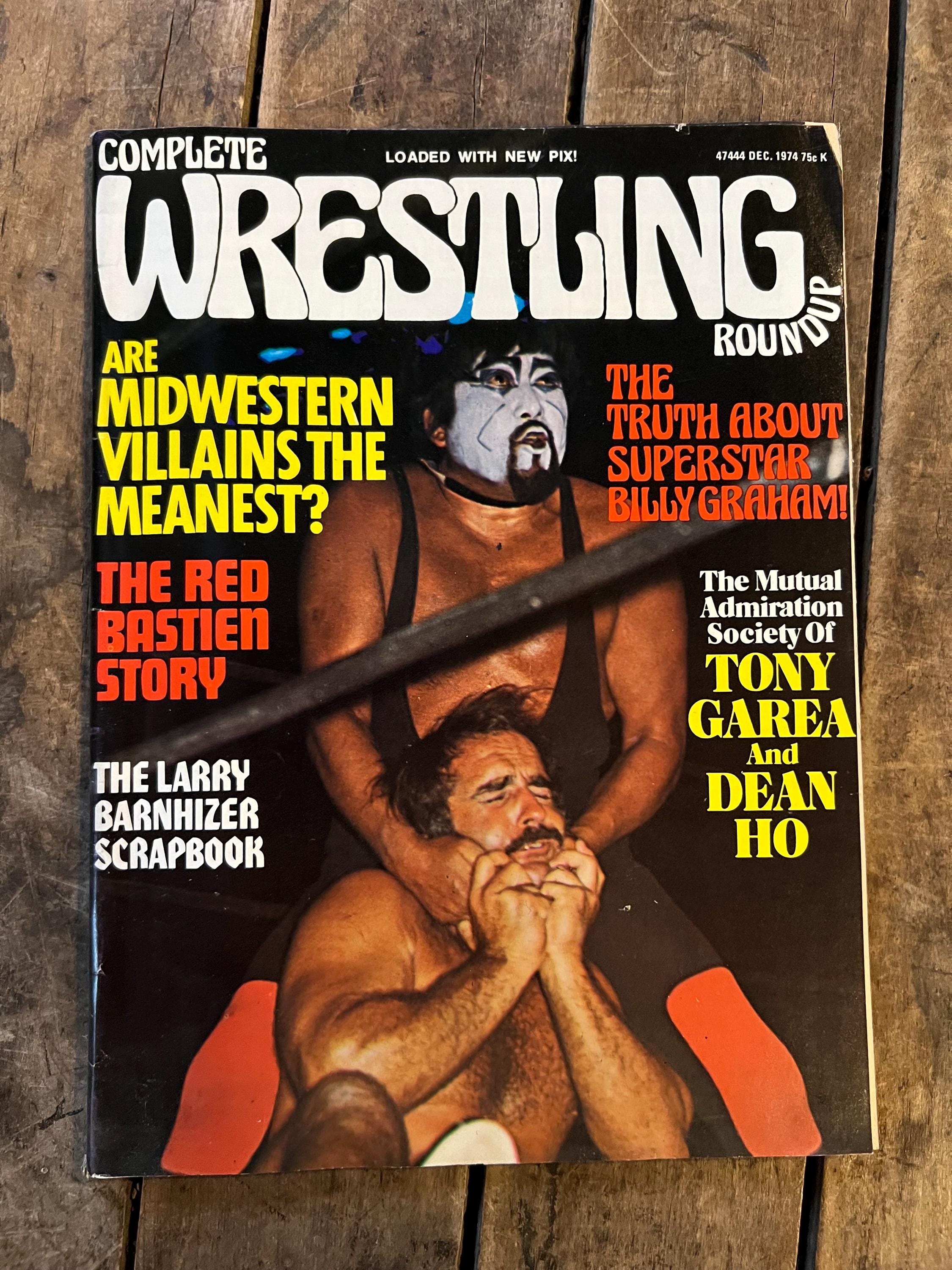 Complete Wrestling Roundup Magazine  - December 1974 Issue WWF / WWE